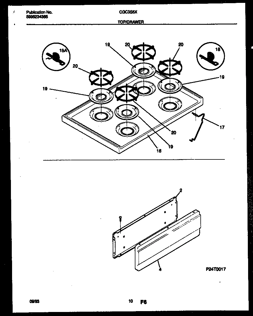 06 - COOKTOP AND DRAWER PARTS