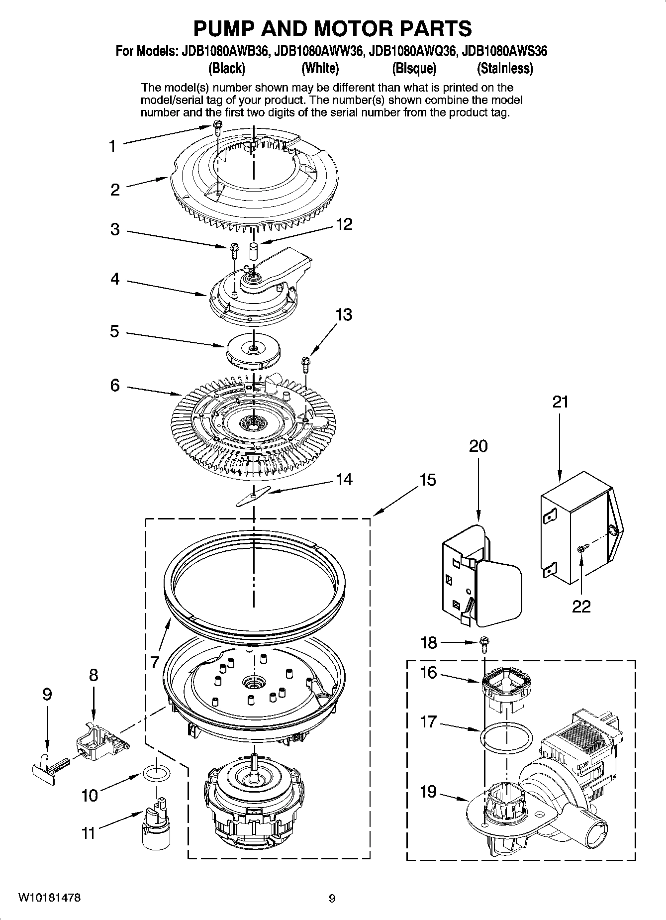 08 - PUMP AND MOTOR PARTS