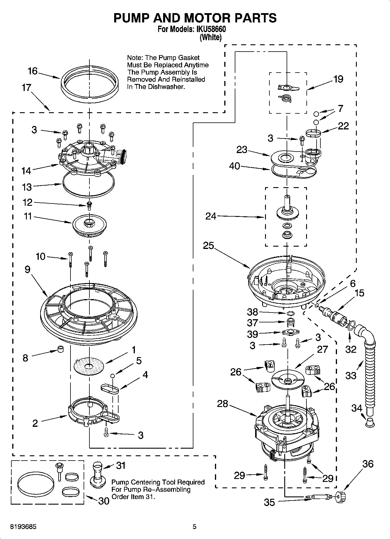 04 - PUMP AND MOTOR PARTS