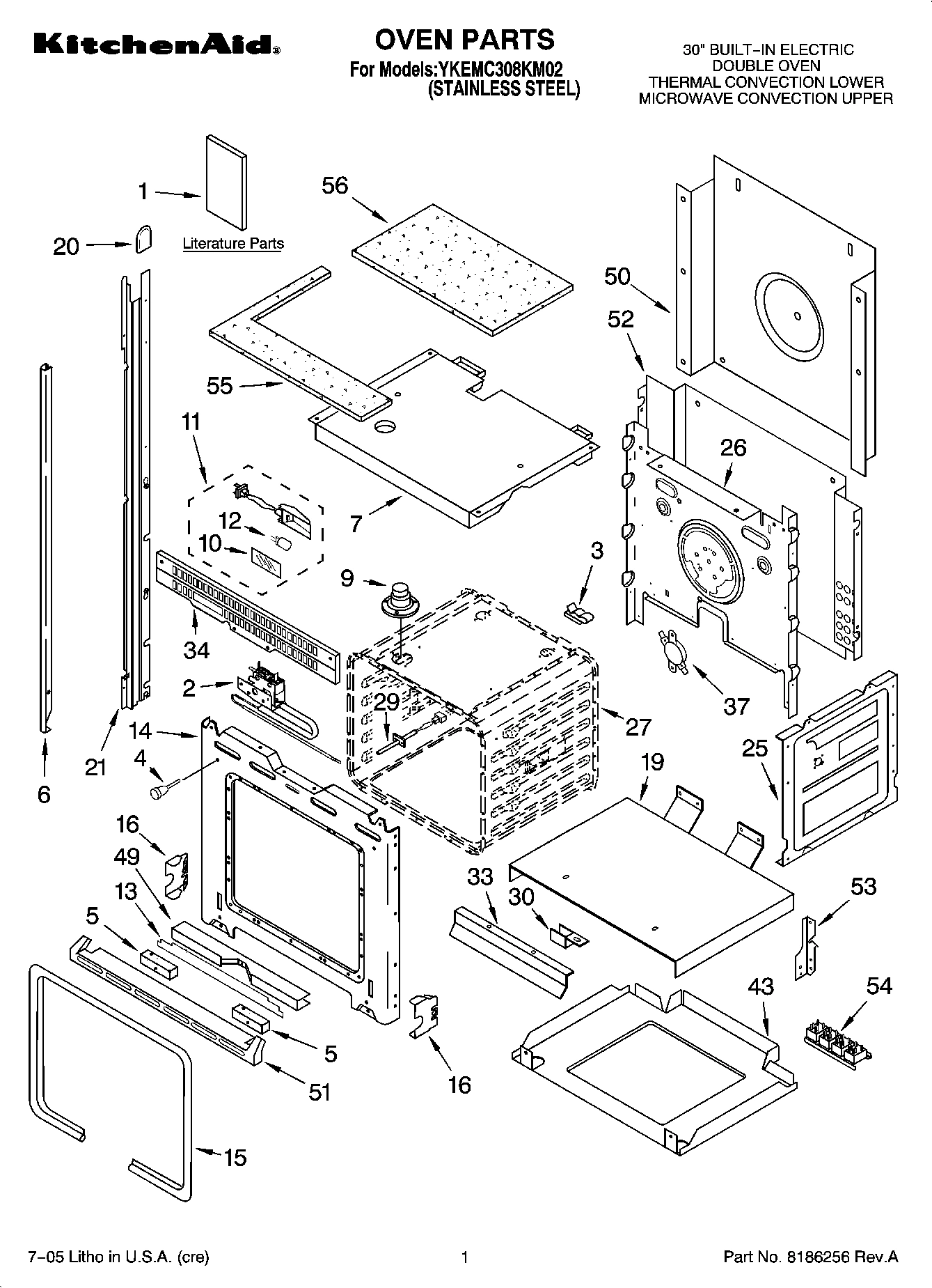 01 - OVEN PARTS