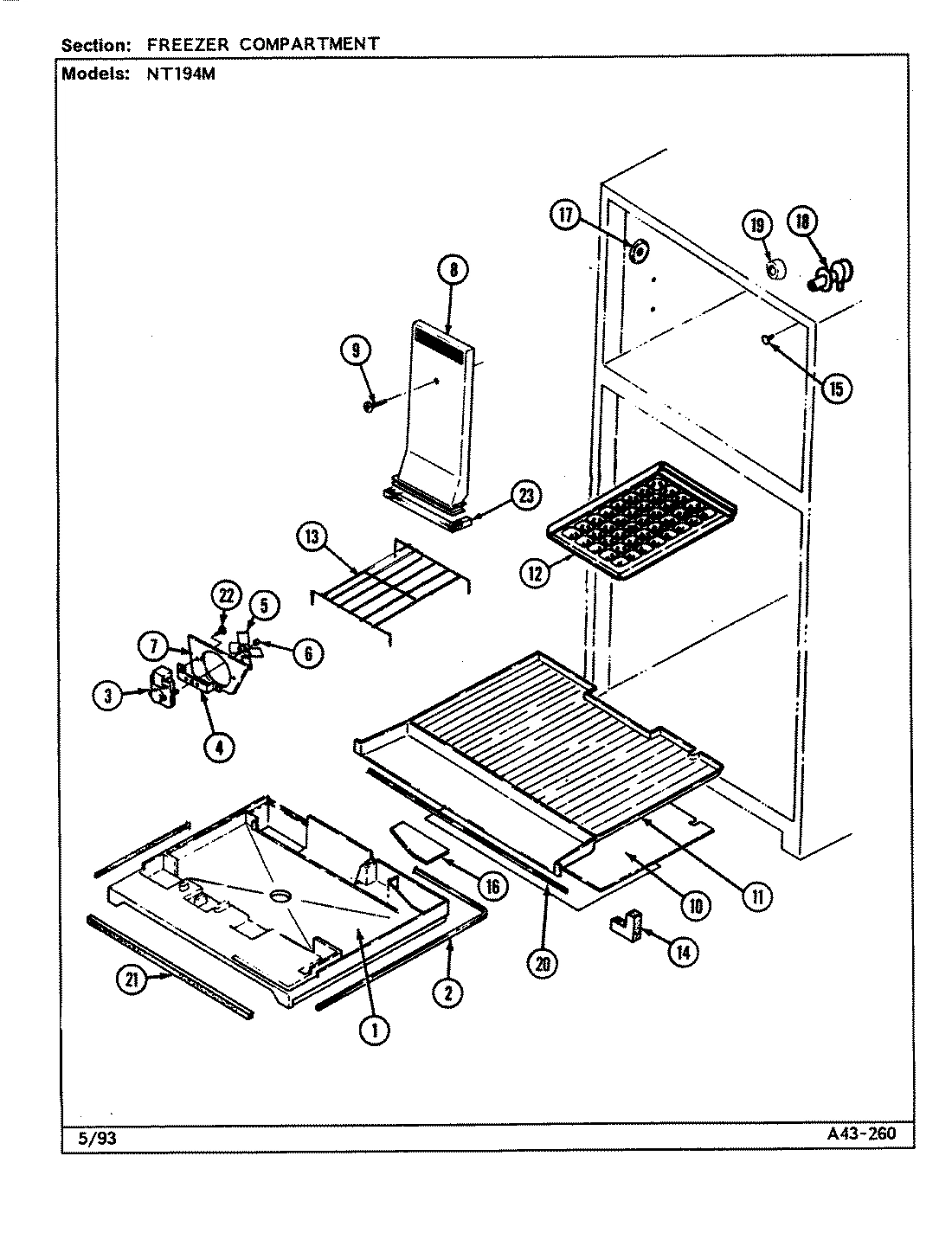 01 - FREEZER COMPARTMENT