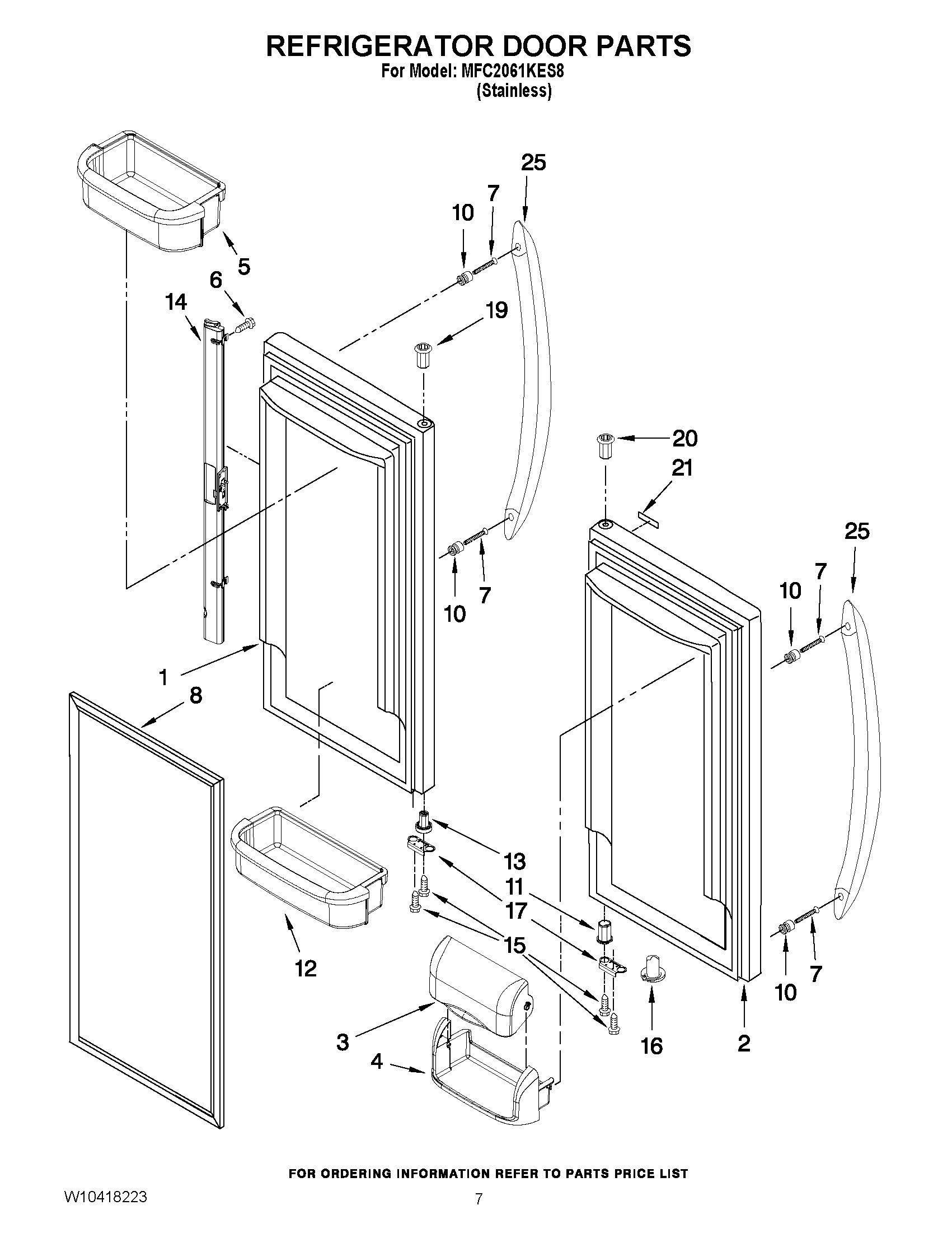 04 - REFRIGERATOR DOOR PARTS