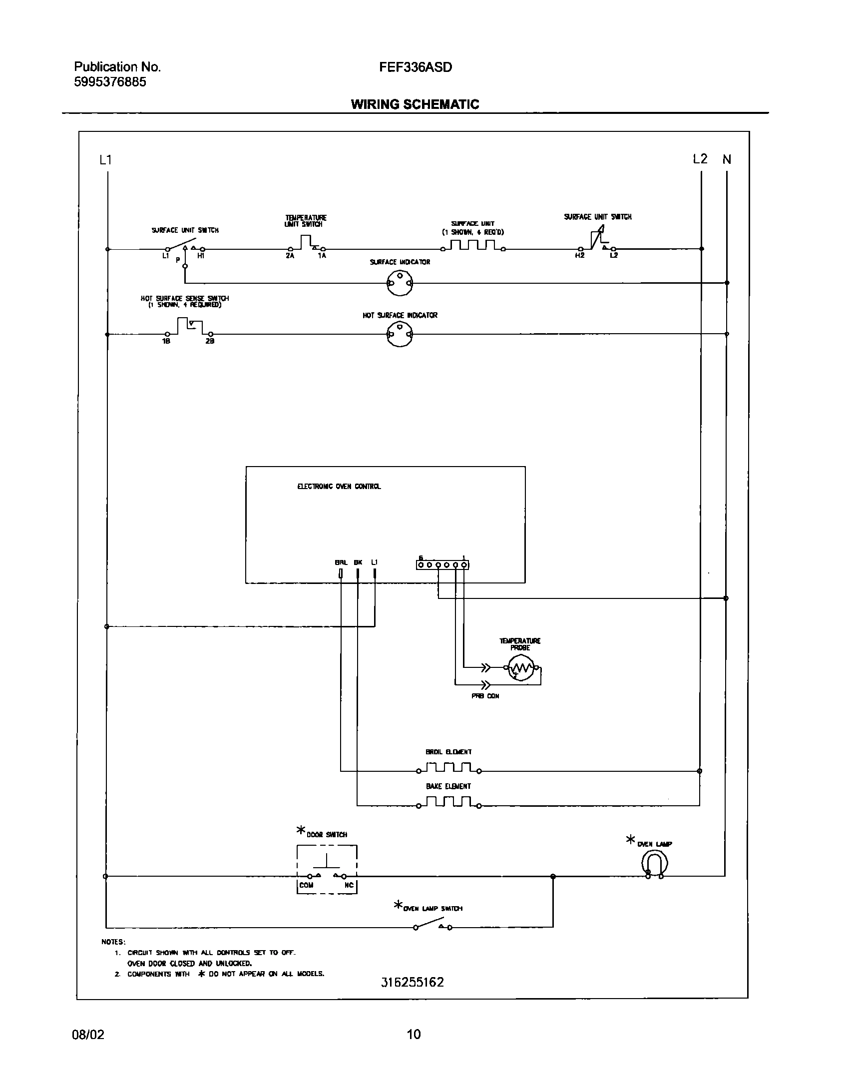 10 - WIRING SCHEMATIC