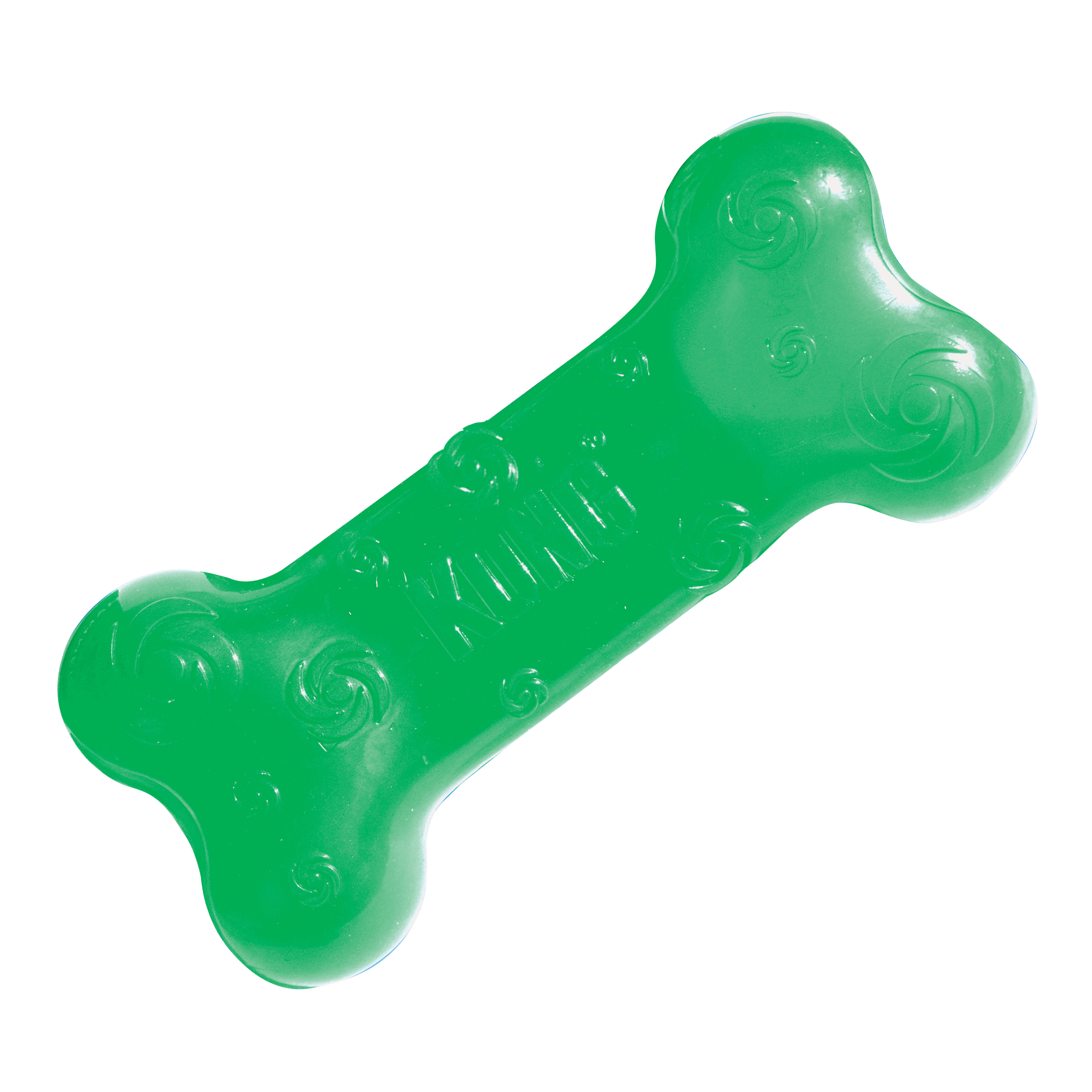 thumbnail image 2 of KONG Dotz Triangle Dog Toy | X-Small Chew Toy With Textured Surfaces 2 of 12