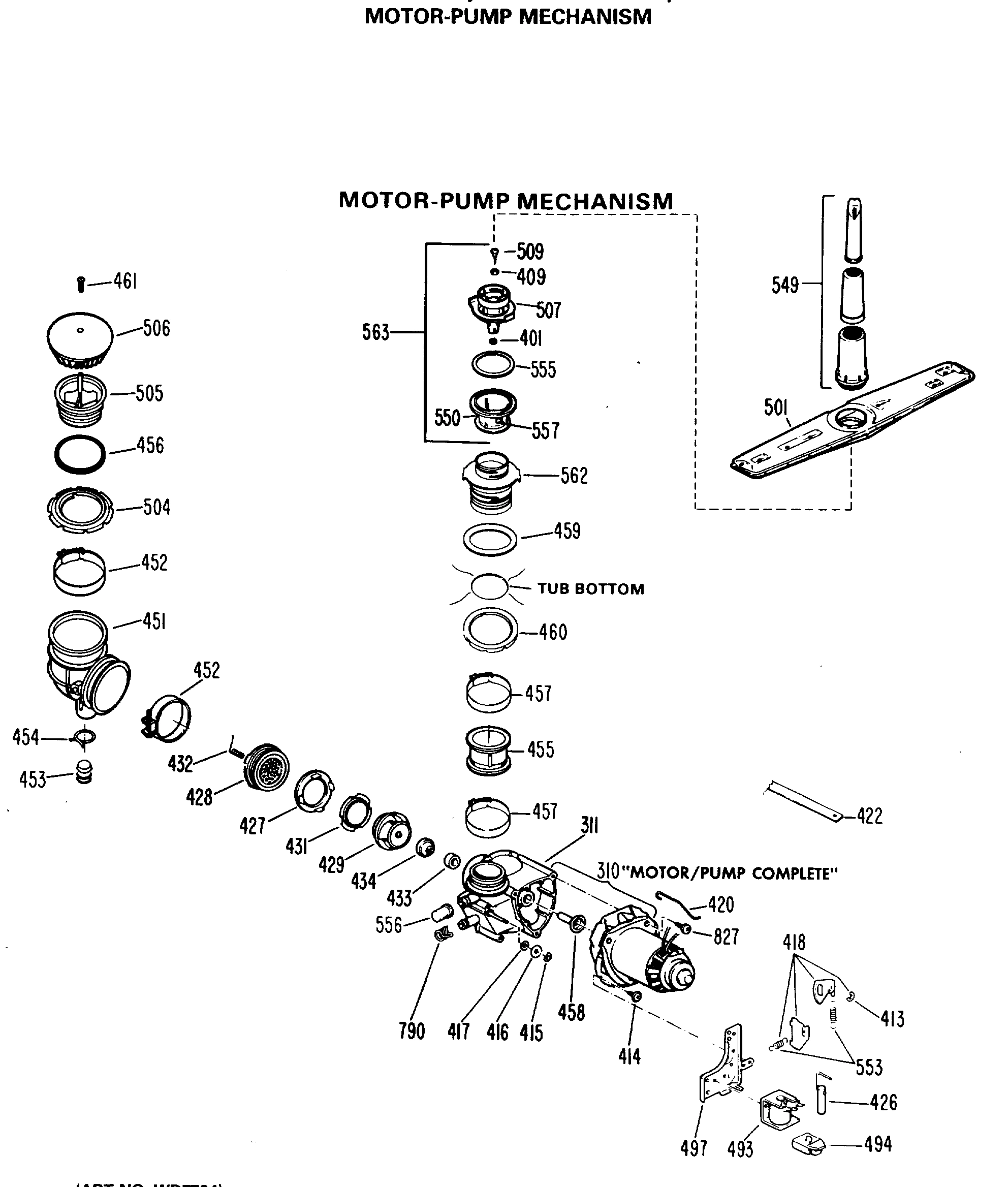 MOTOR-PUMP MECHANISM