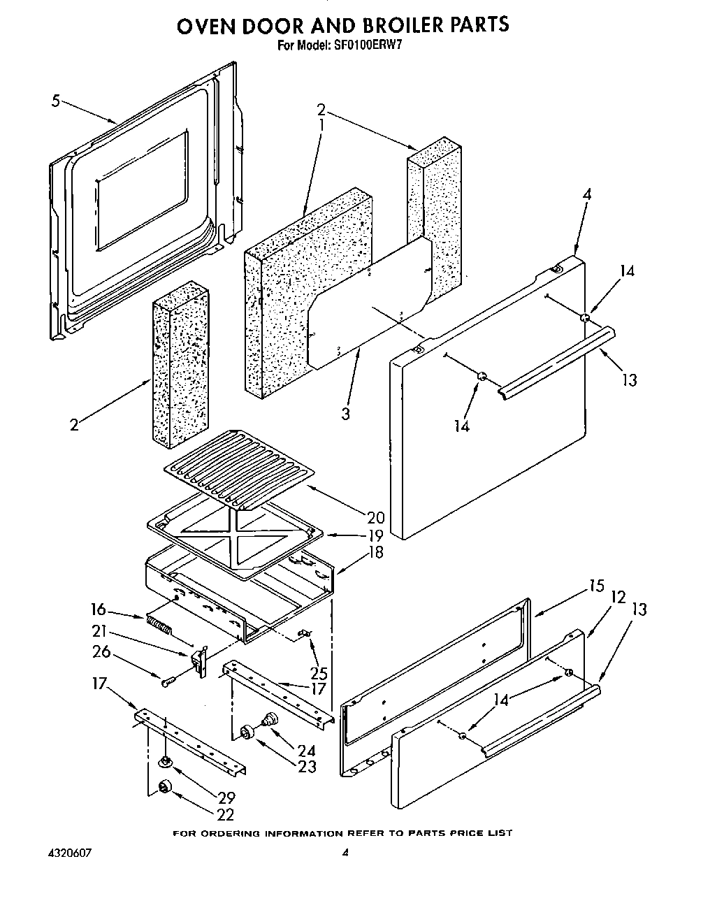 03 - OVEN DOOR AND BROILER