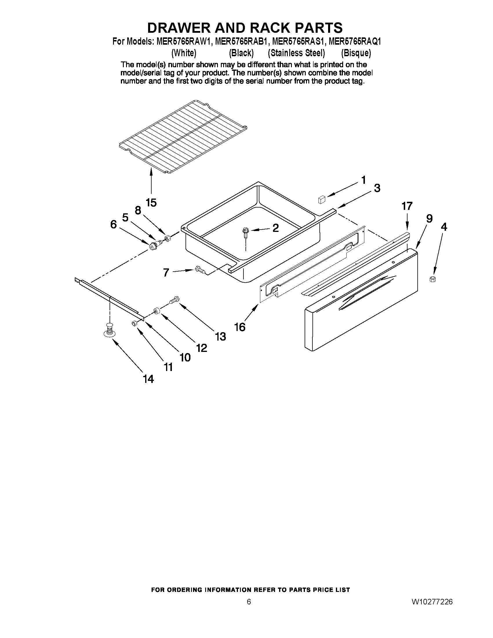 05 - DRAWER AND RACK PARTS