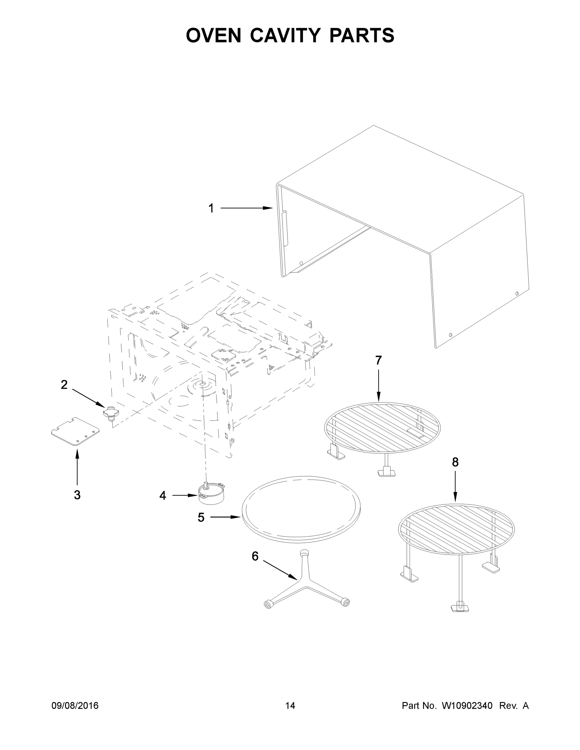 08 - OVEN CAVITY PARTS