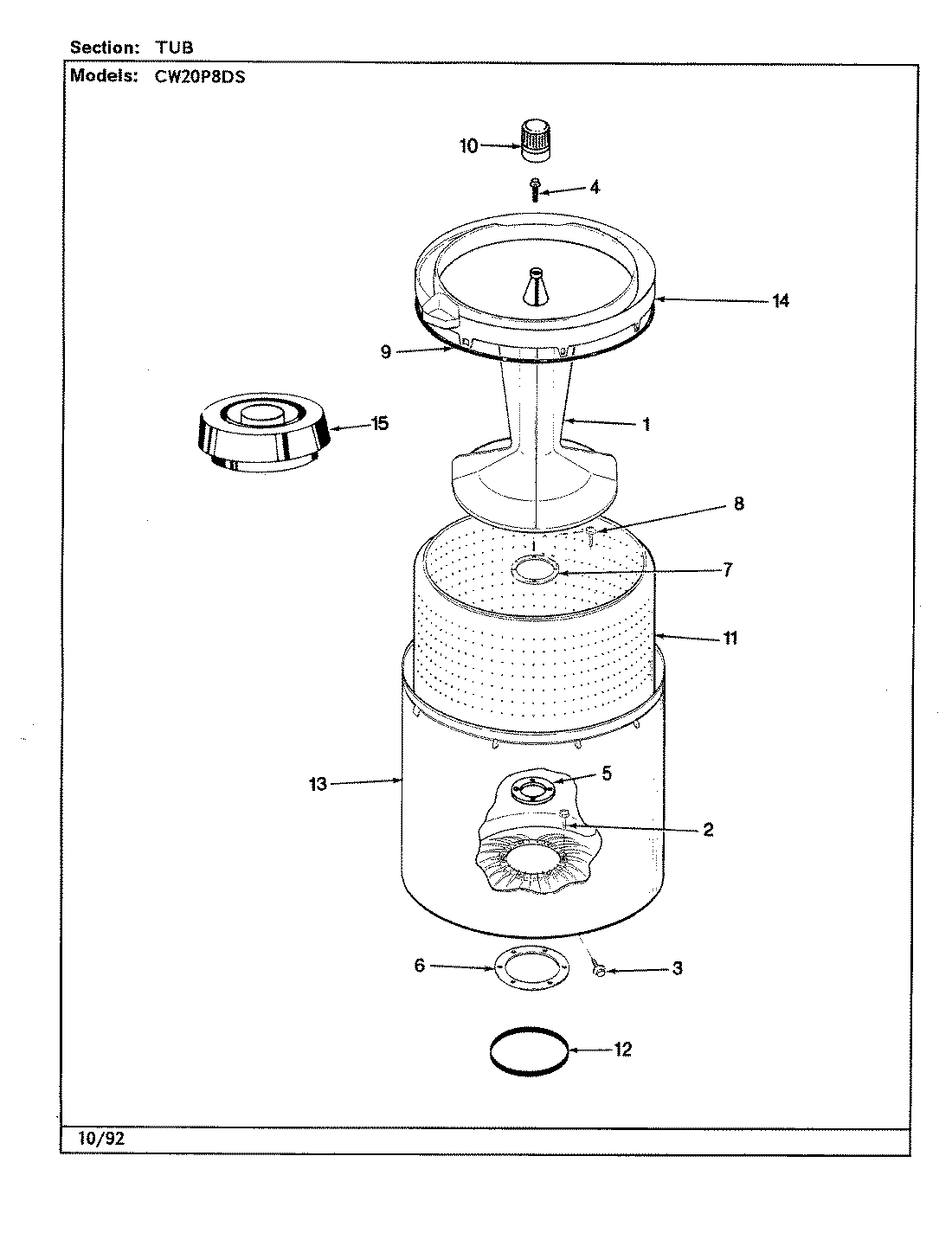 05 - TUB (CW20P8DS)(REV. A-D)