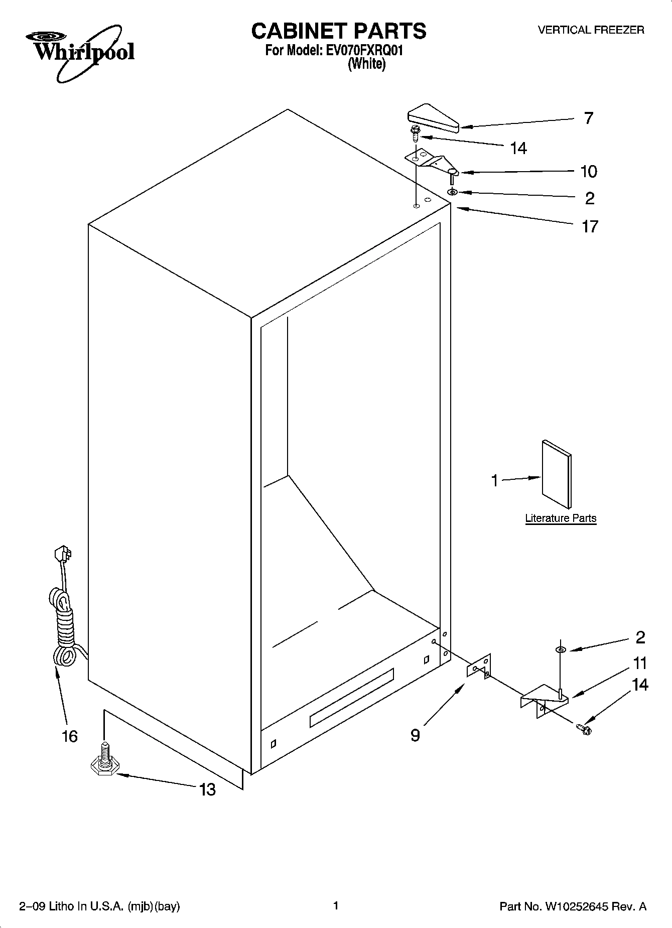 01 - CABINET PARTS