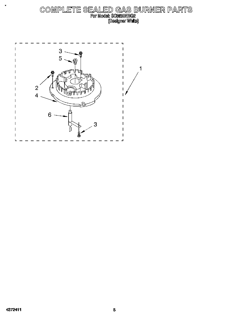 03 - COMPLETE SEALED GAS BURNER