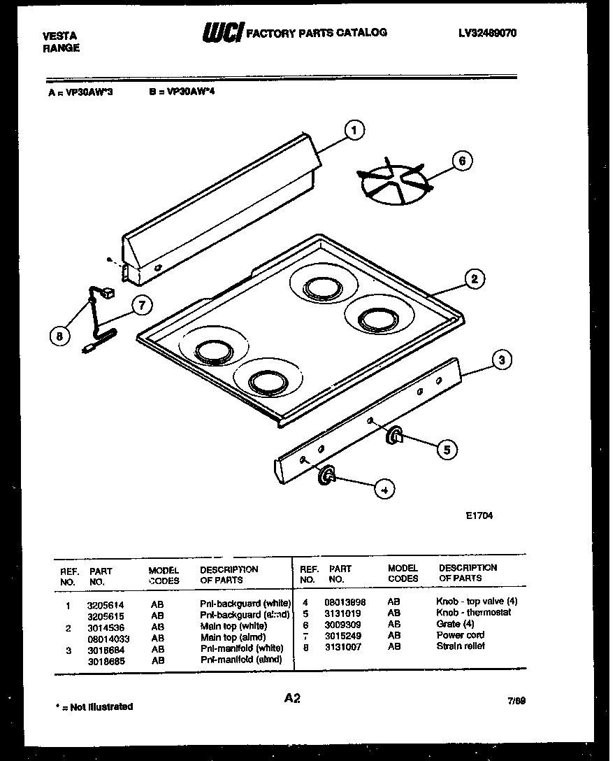 02 - COOKTOP PARTS