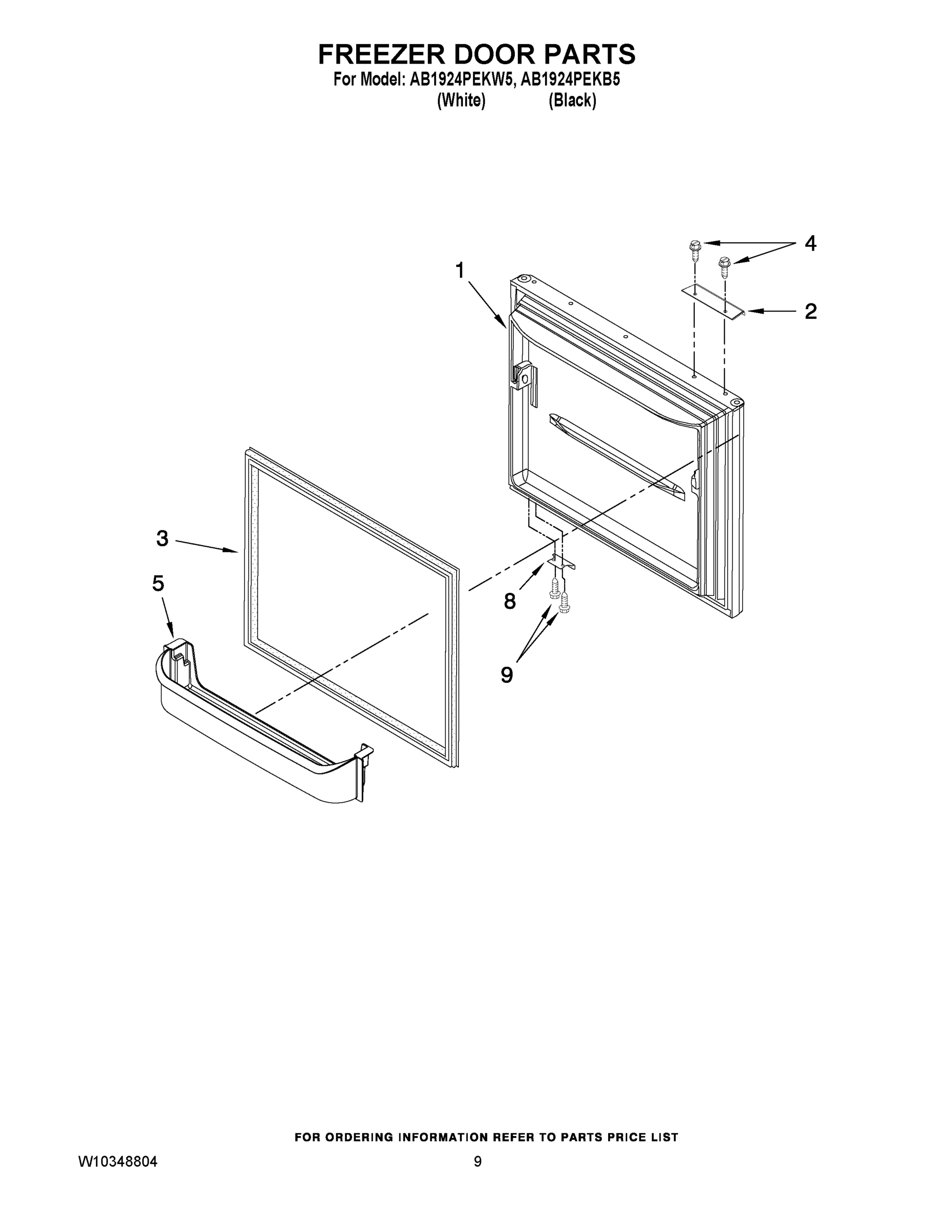 05 - FREEZER DOOR PARTS