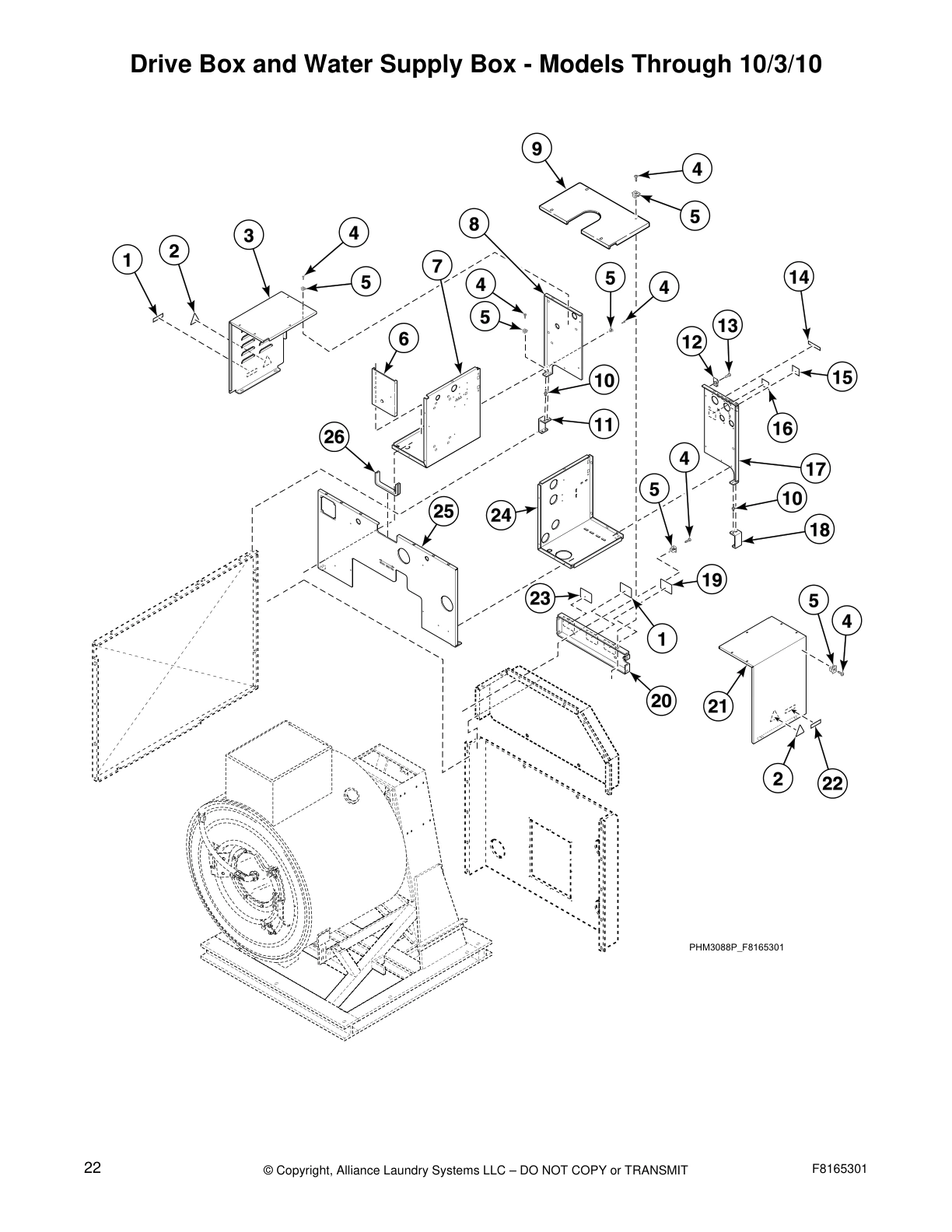 Drive Box and Water Supply Box - Models Through 10/3/10