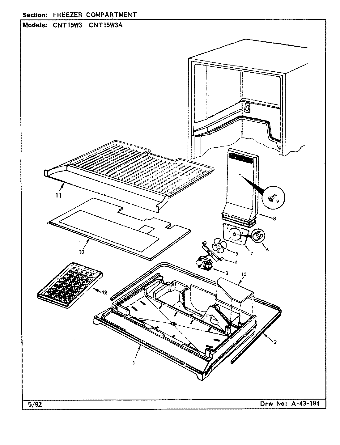 01 - FREEZER COMPARTMENT