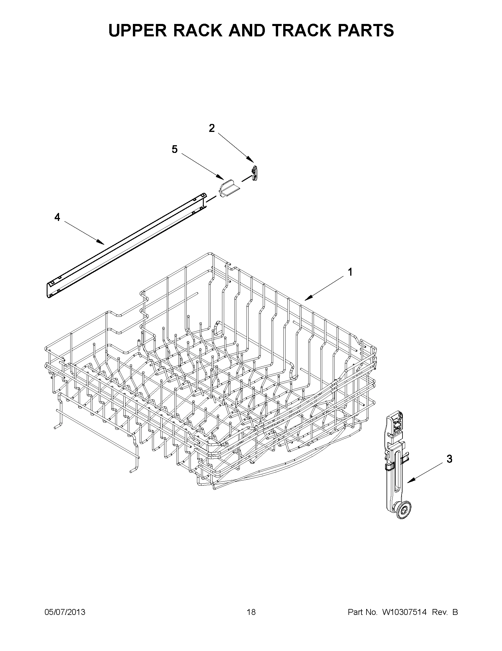 09 - UPPER RACK AND TRACK PARTS