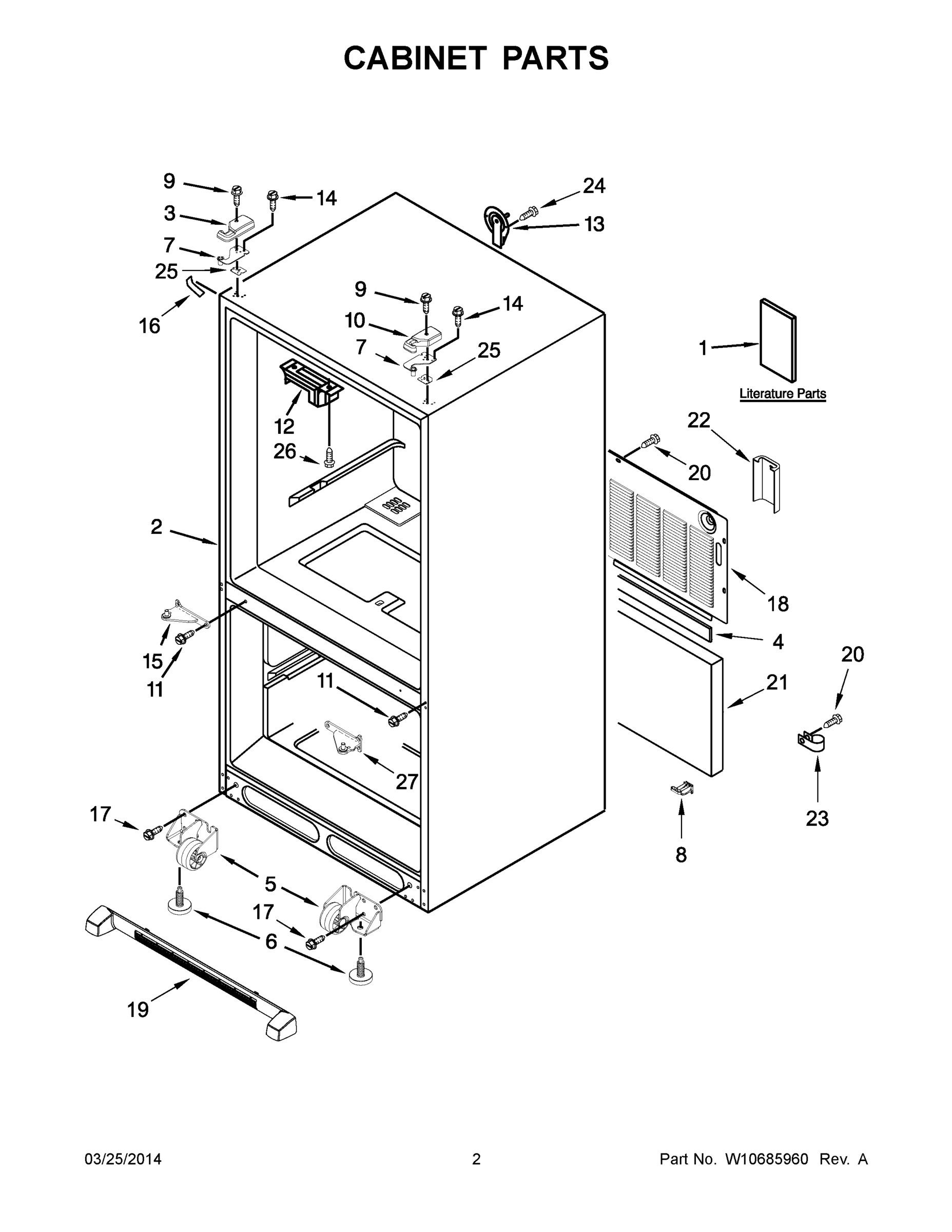 02 - CABINET PARTS