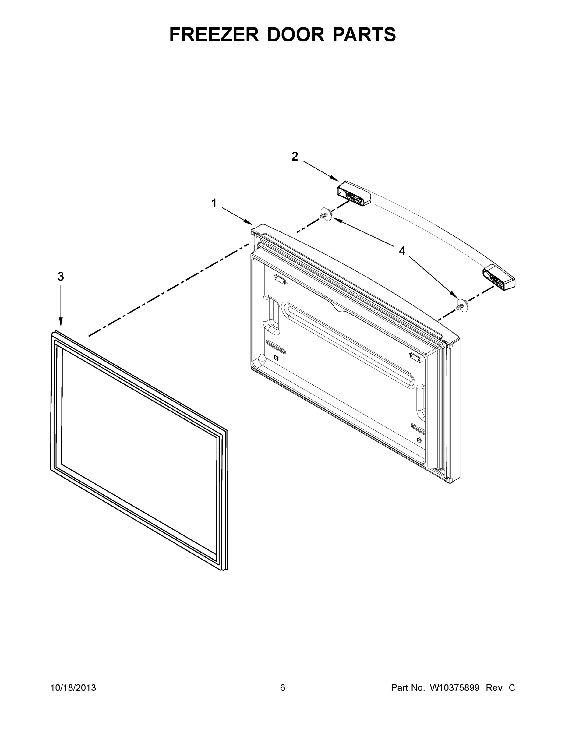 04 - FREEZER DOOR PARTS