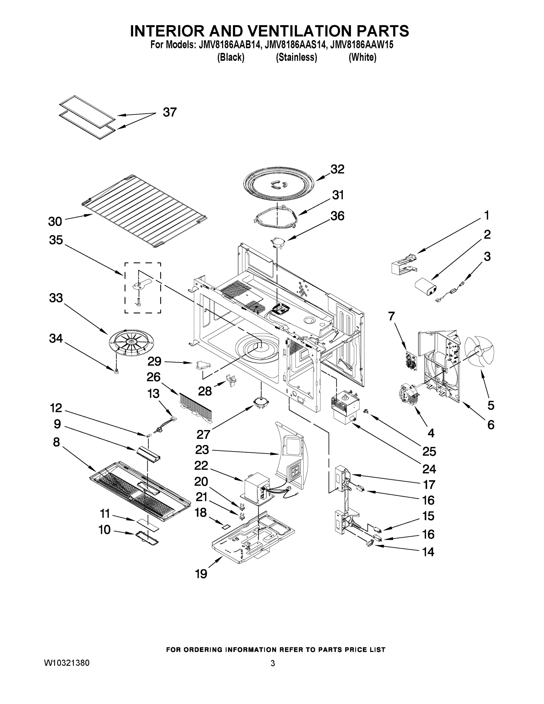 03 - INTERIOR AND VENTILATION PARTS