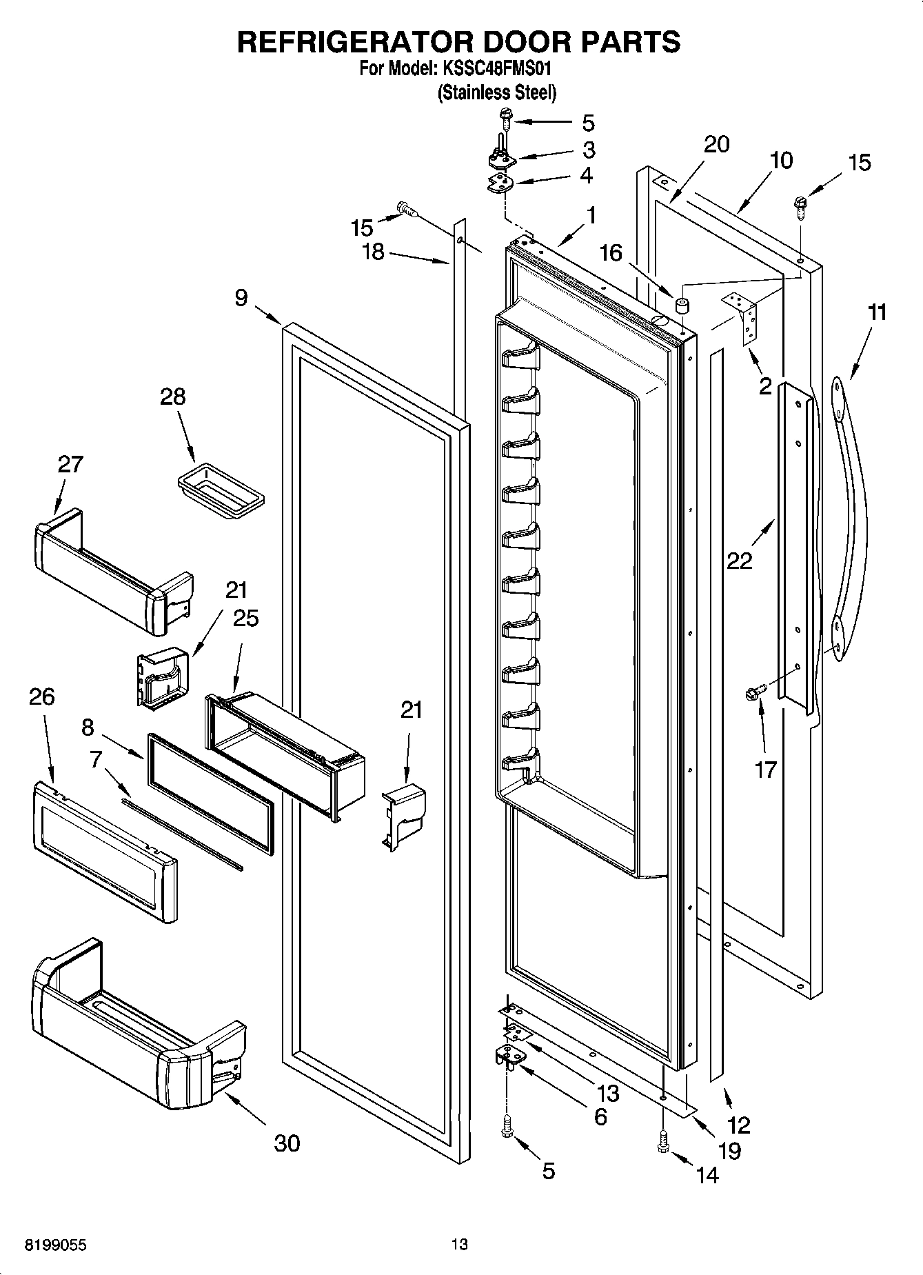 09 - REFRIGERATOR DOOR PARTS
