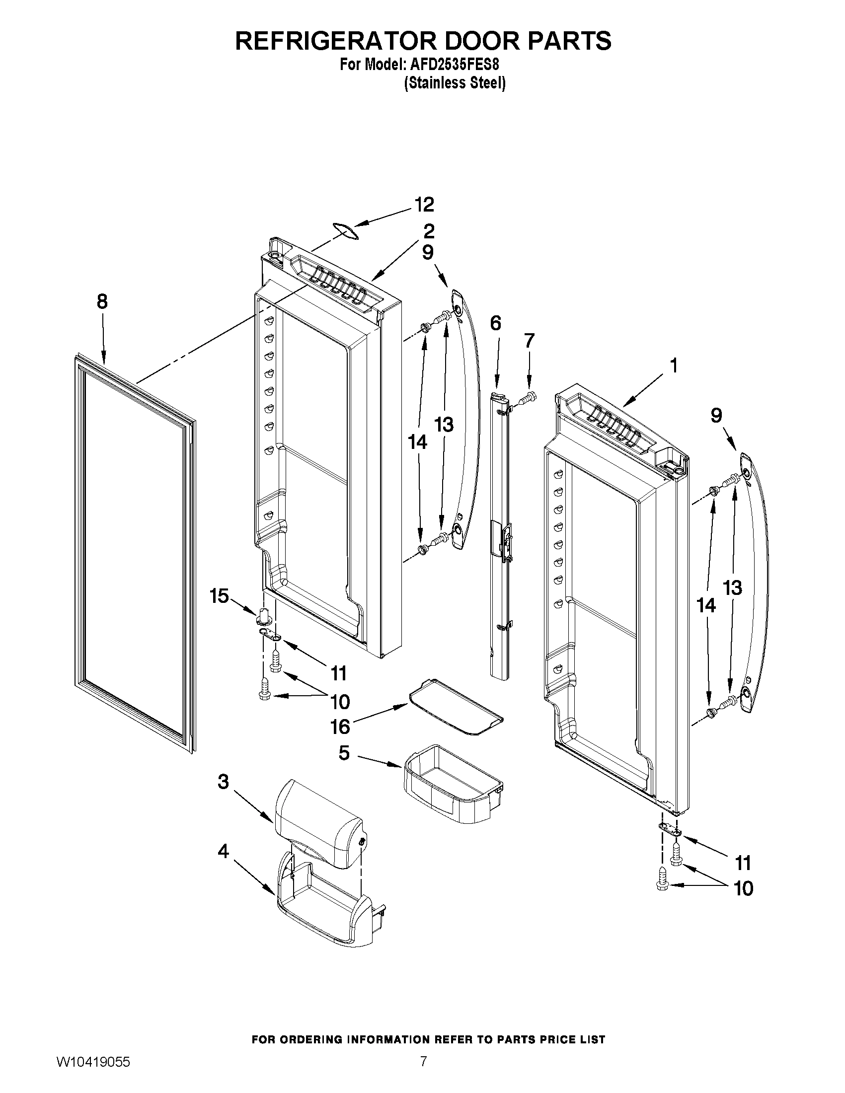 04 - REFRIGERATOR DOOR PARTS