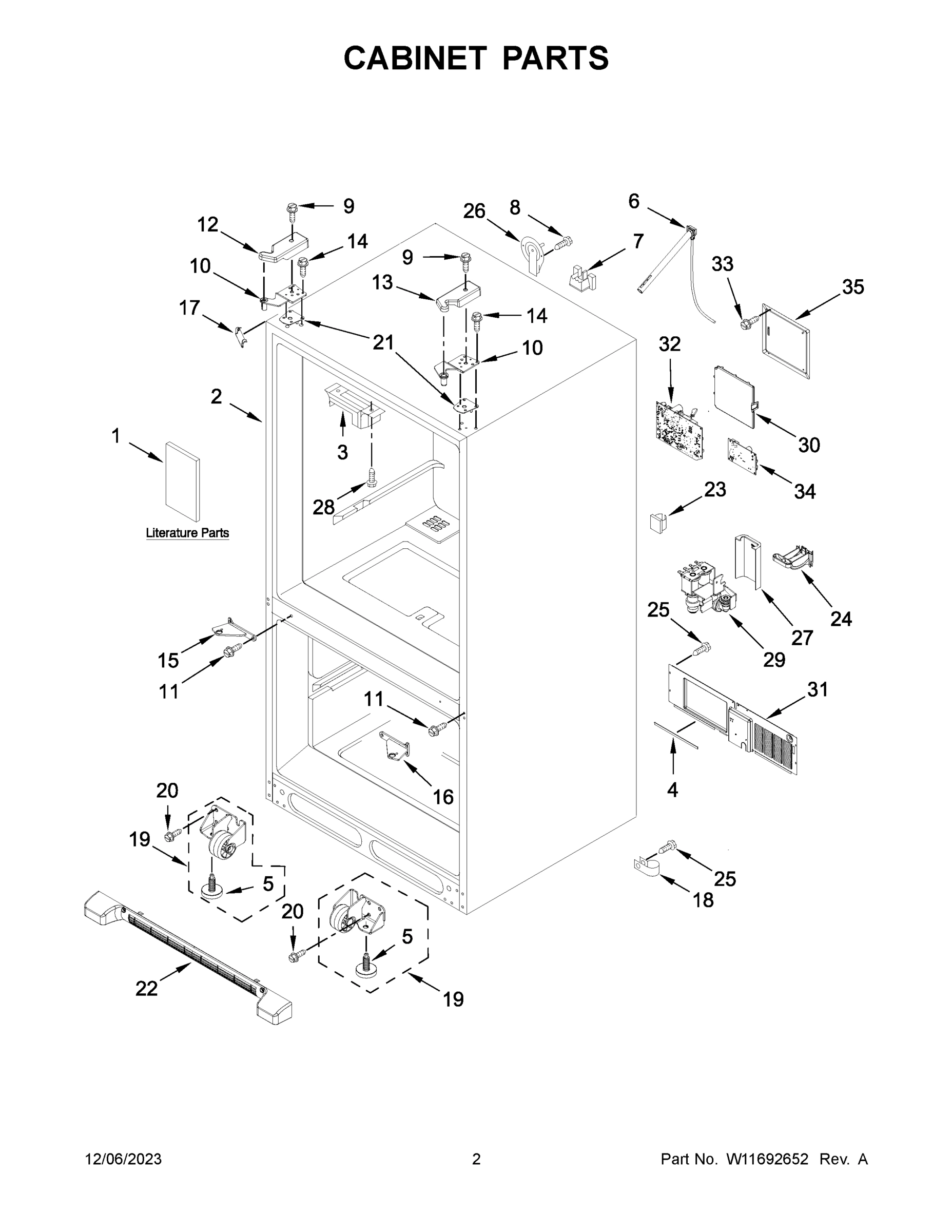 02 - CABINET PARTS