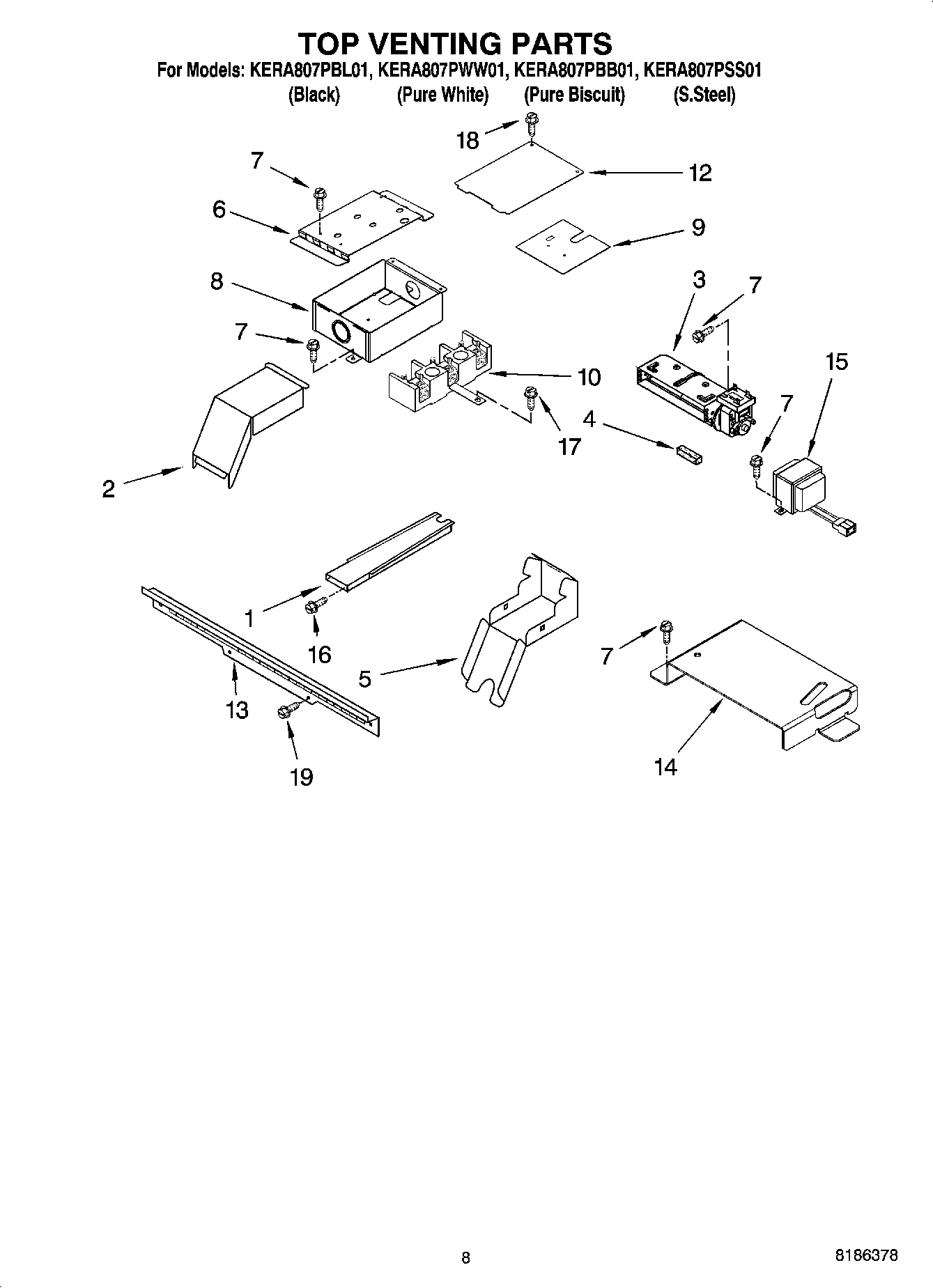 06 - TOP VENTING PARTS, OPTIONAL PARTS
