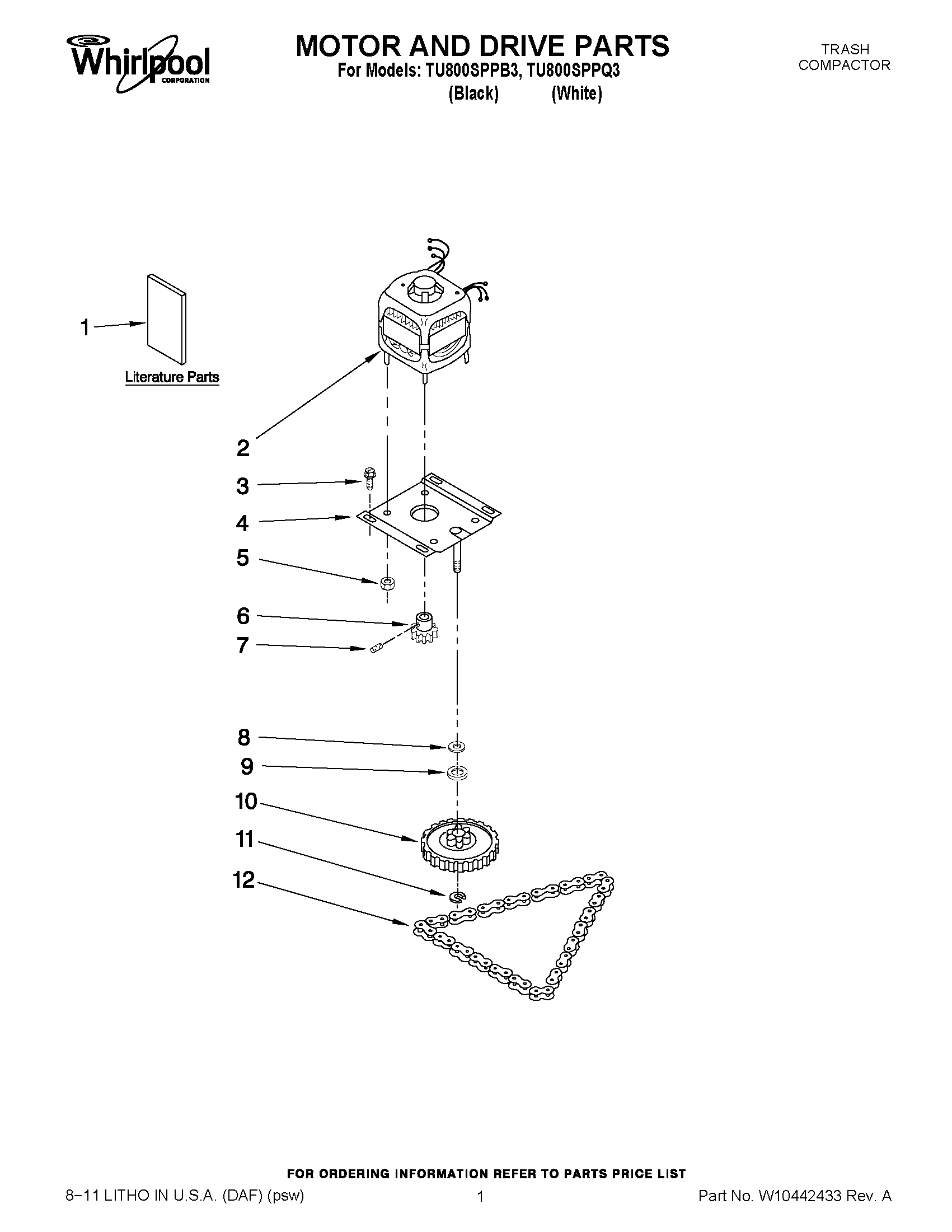 01 - MOTOR AND DRIVE PARTS