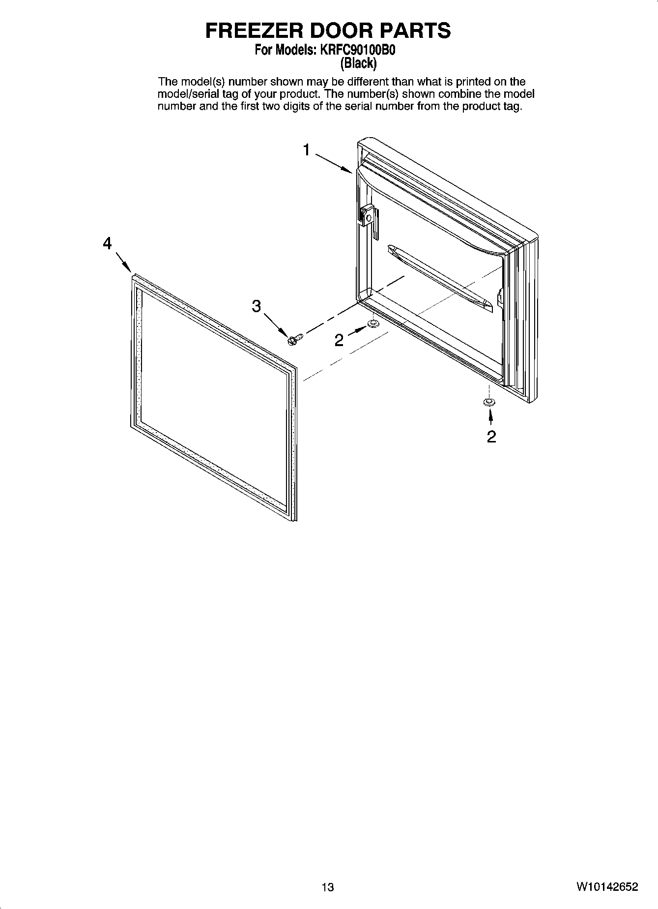 07 - FREEZER DOOR PARTS