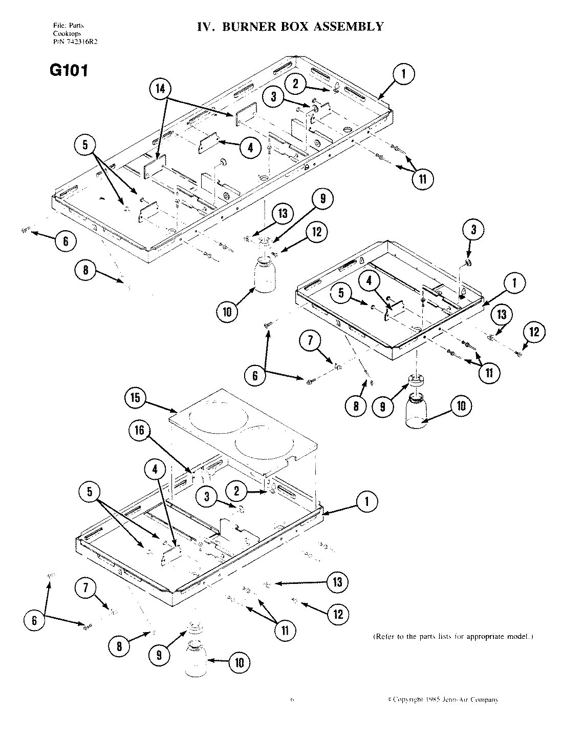 02 - BURNER BOX ASSEMBLY