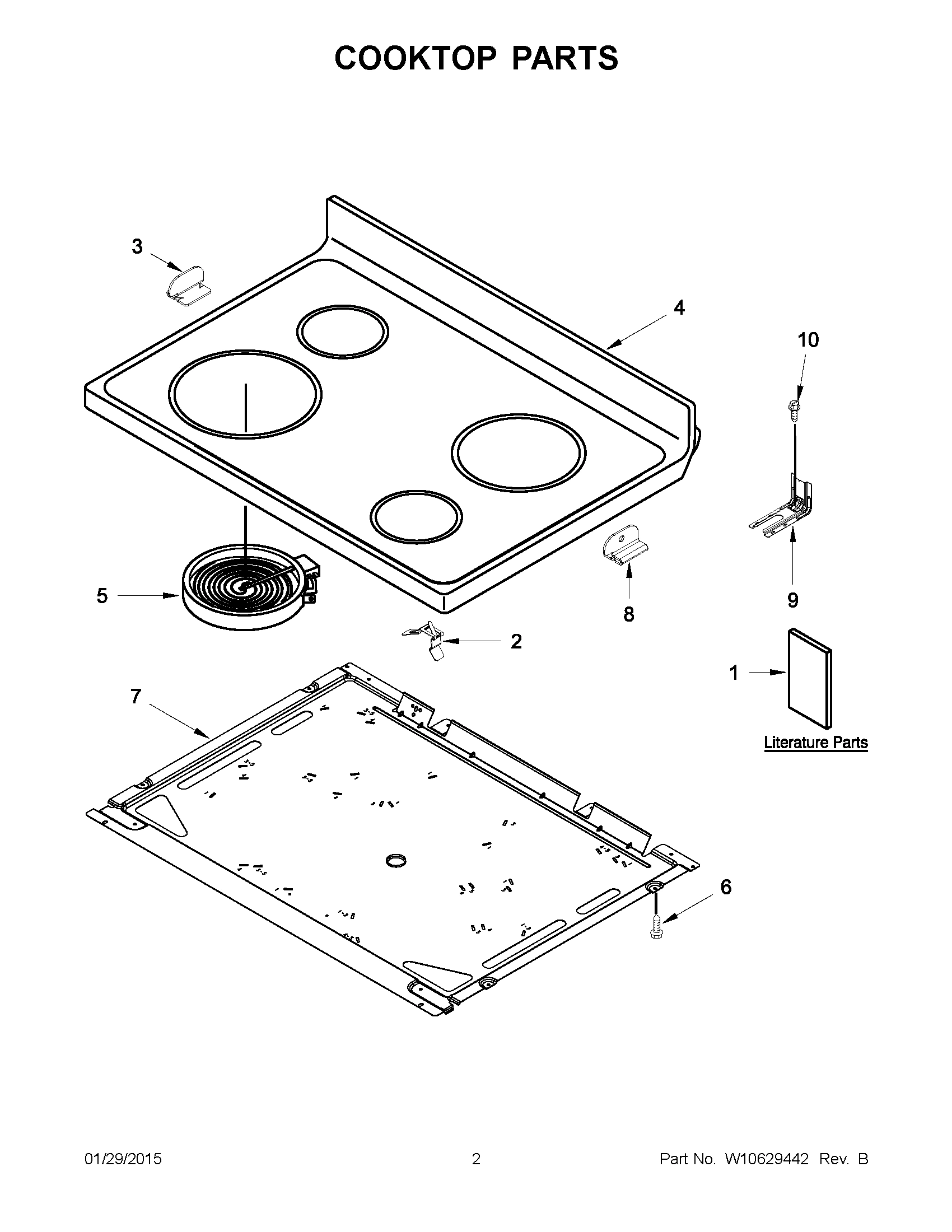 02 - COOKTOP PARTS