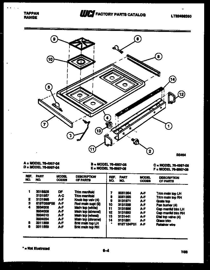 11 - COOKTOP PARTS