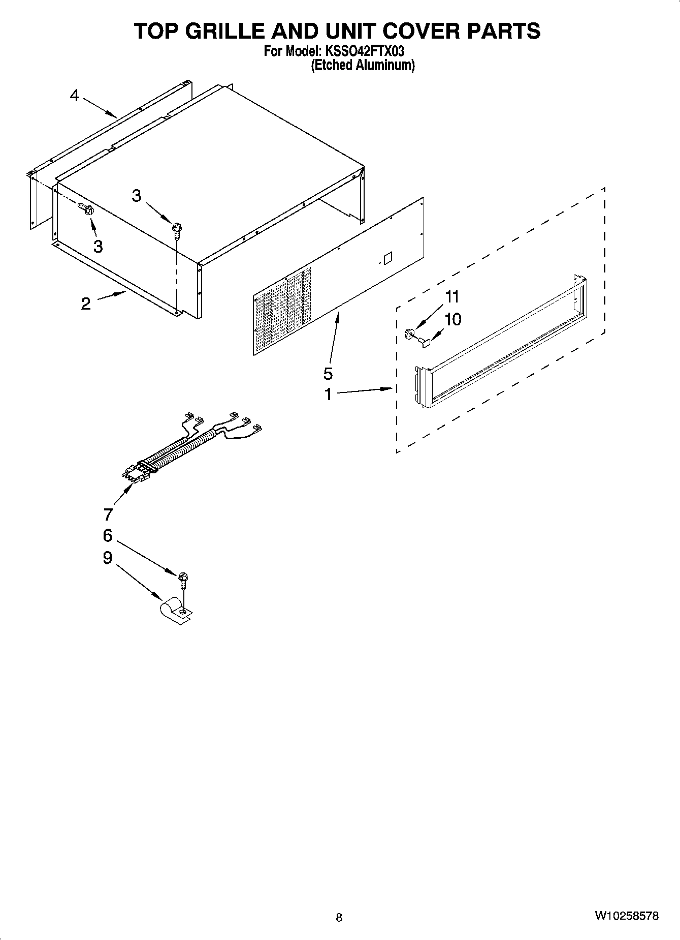 06 - TOP GRILLE AND UNIT COVER PARTS