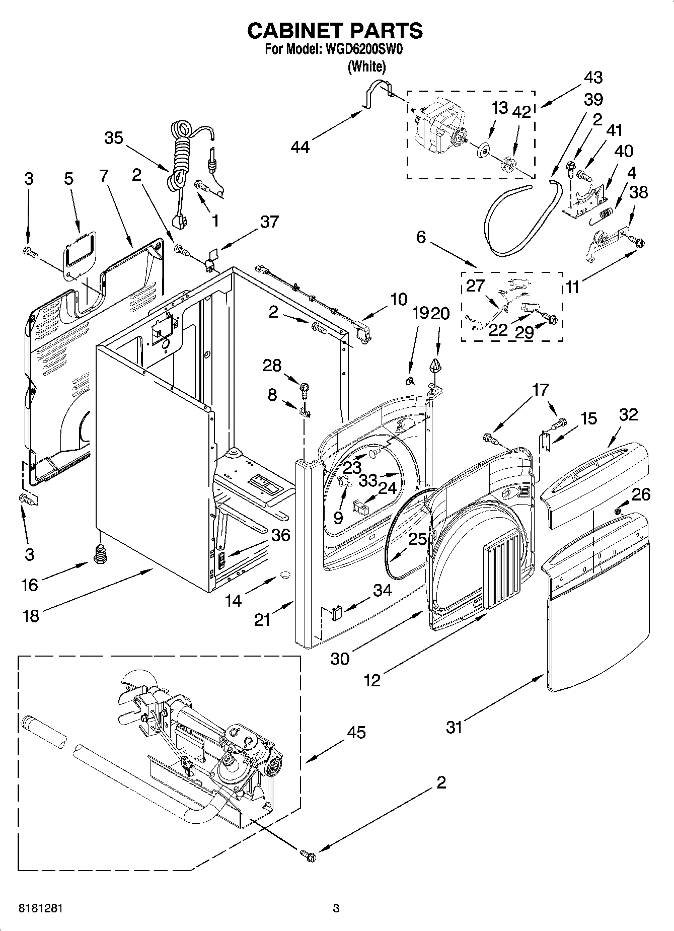 02 - CABINET PARTS