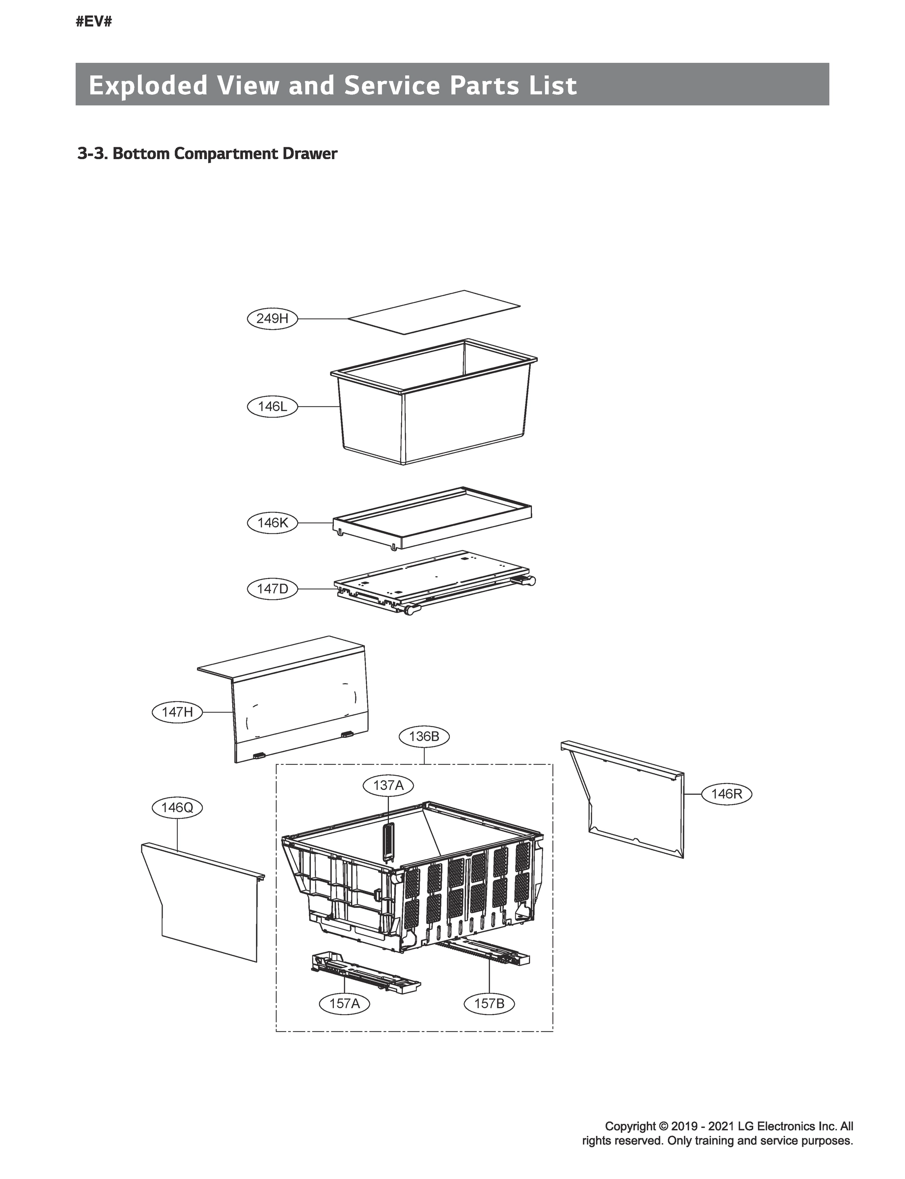 BOTTOM COMPARTMENT DRAWER