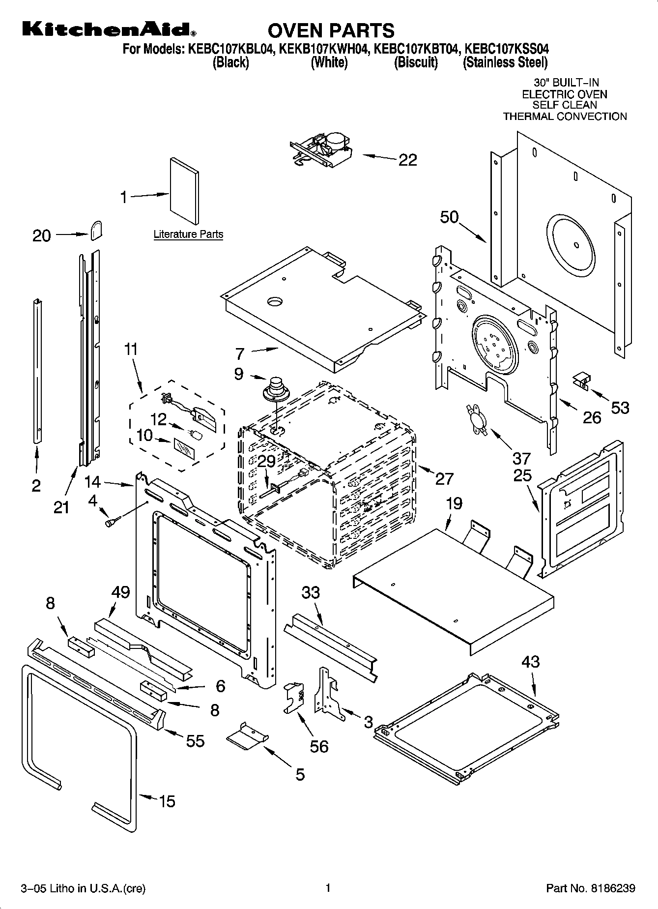 01 - OVEN PARTS