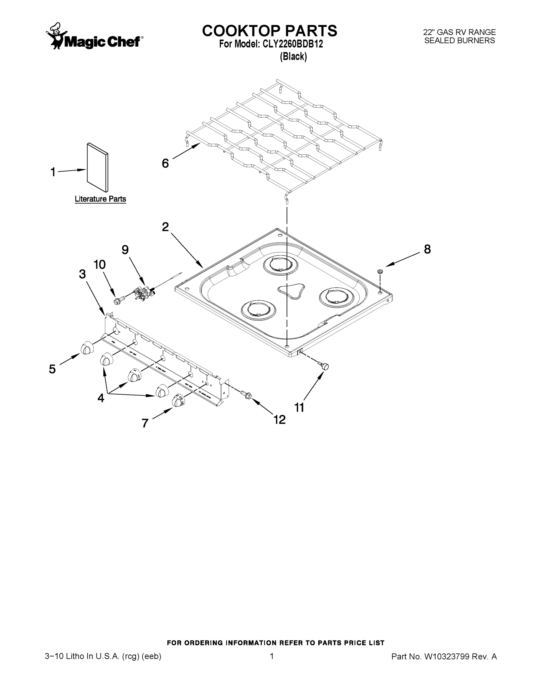 01 - COOKTOP PARTS