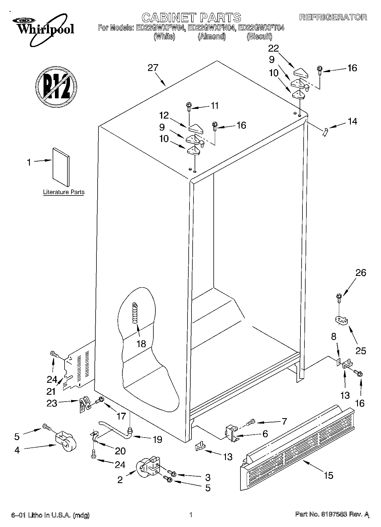 01 - CABINET, LITERATURE
