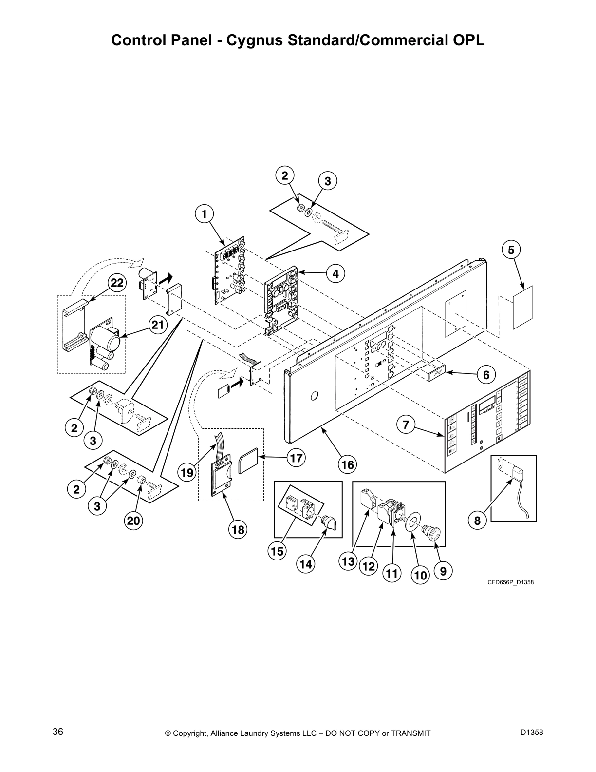 Control Panel - Cygnus Standard/Commercial OPL