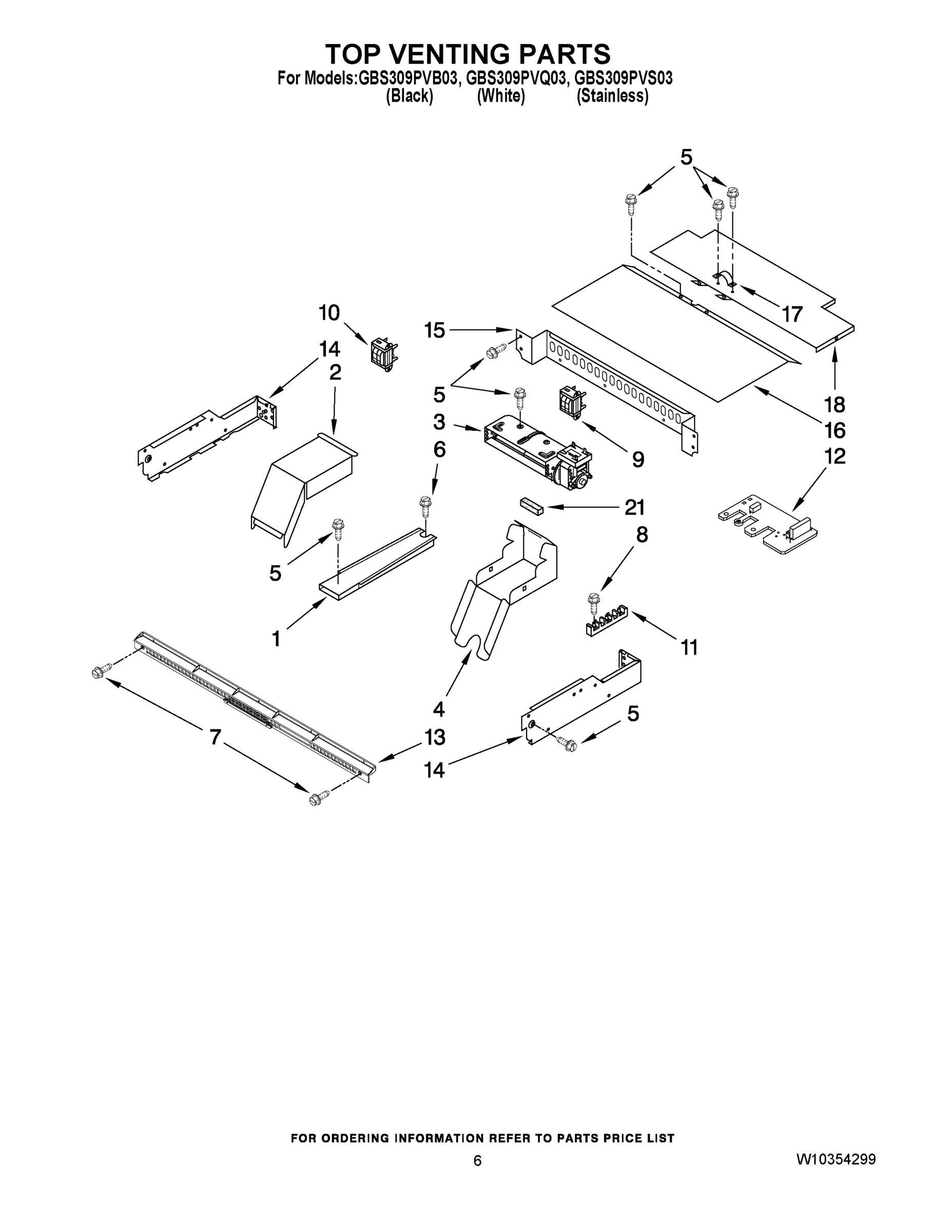 05 - TOP VENTING PARTS