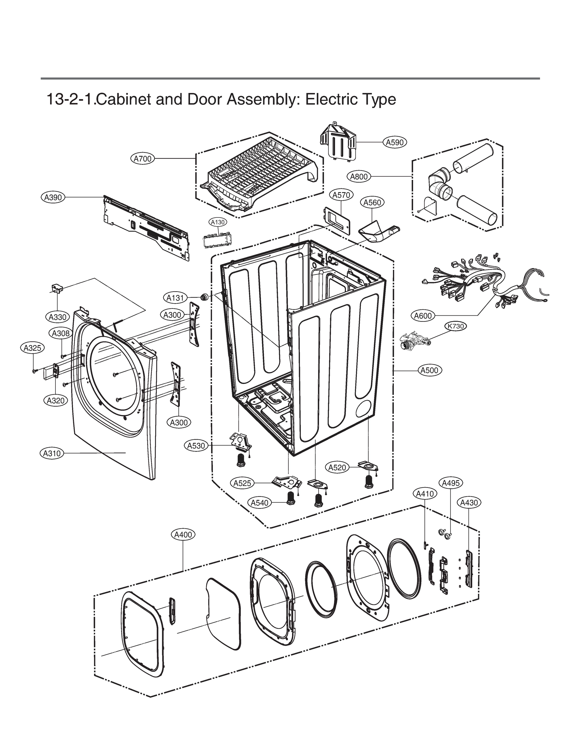 CABINET AND DOOR ASSEMBLY