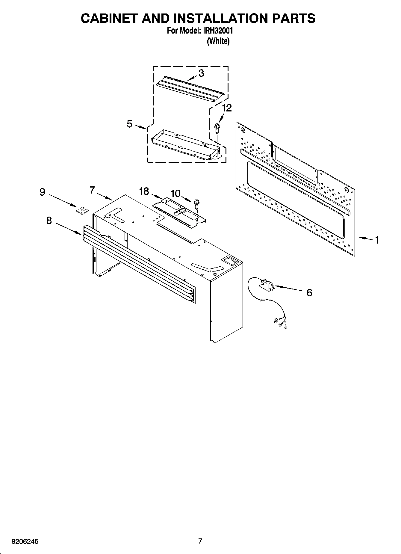 06 - CABINET AND INSTALLATION PARTS