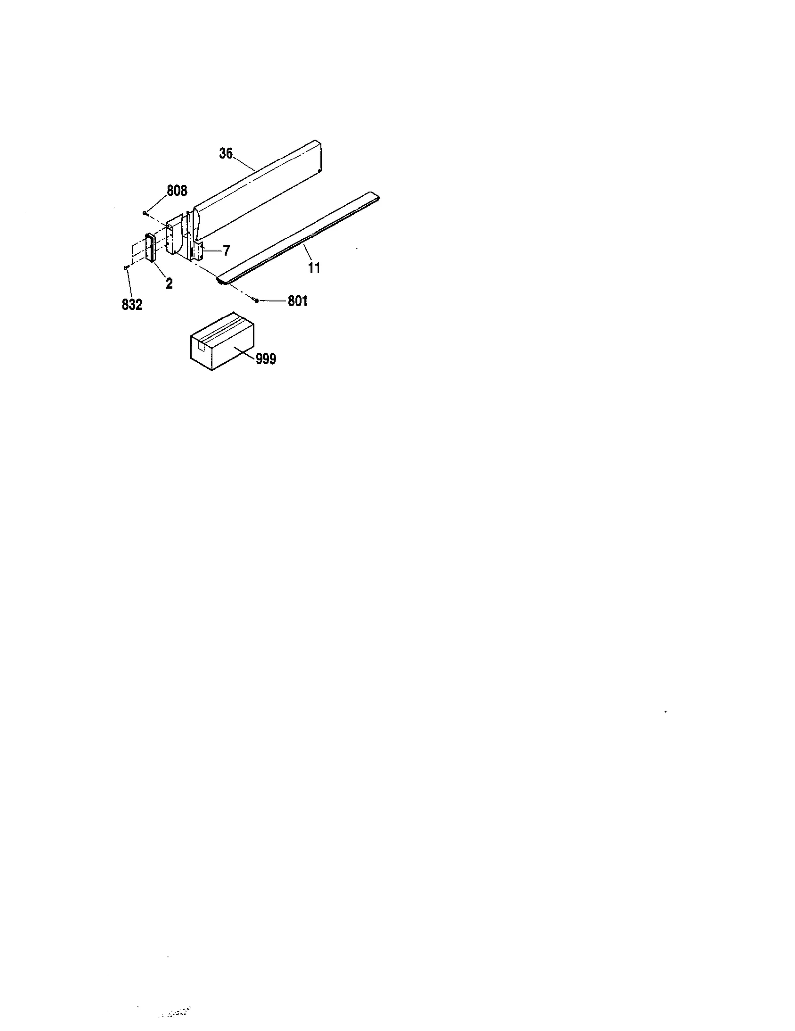 OPTIONAL BACKSPLASH 8050190/8050990