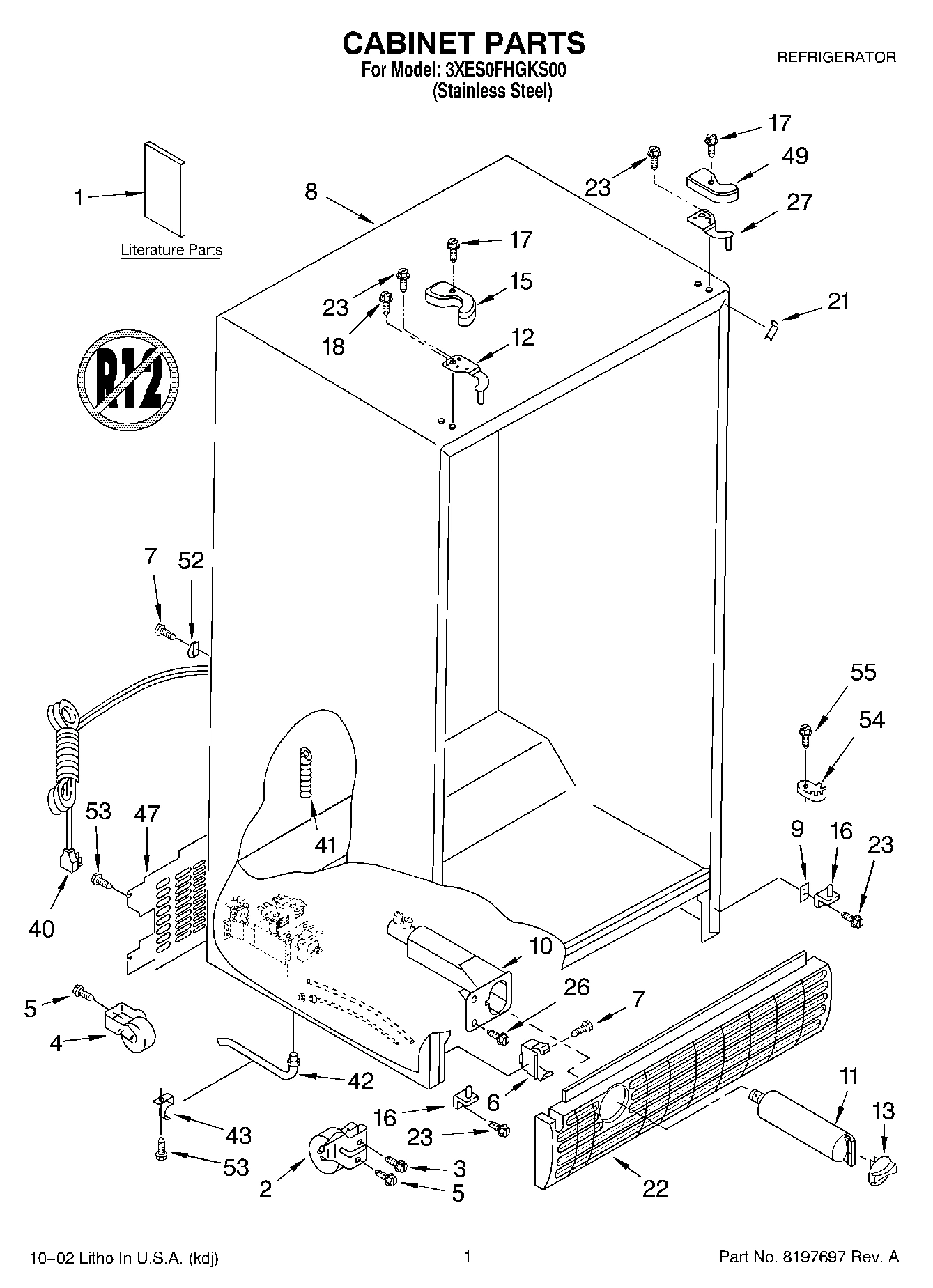01 - CABINET, LITERATURE