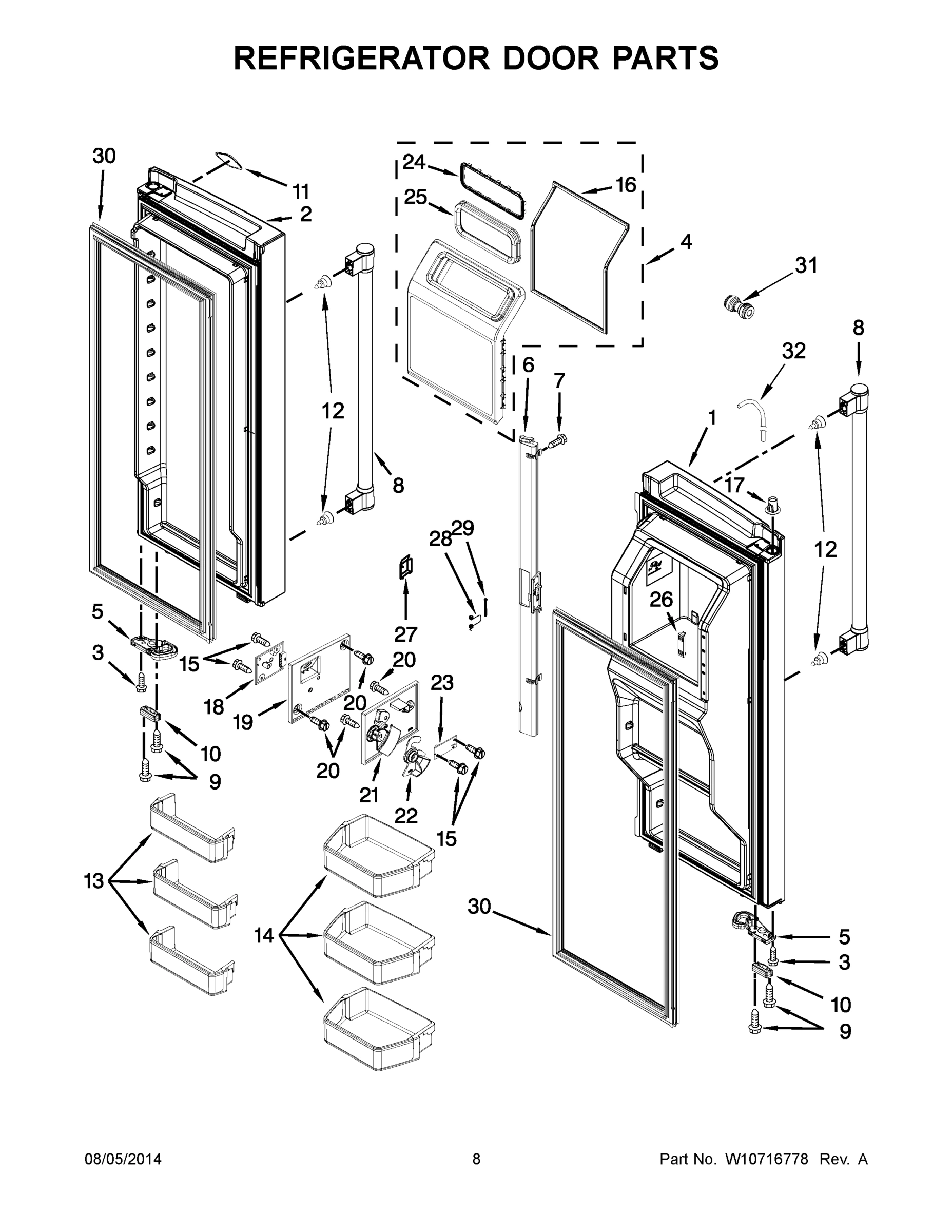 05 - REFRIGERATOR DOOR PARTS