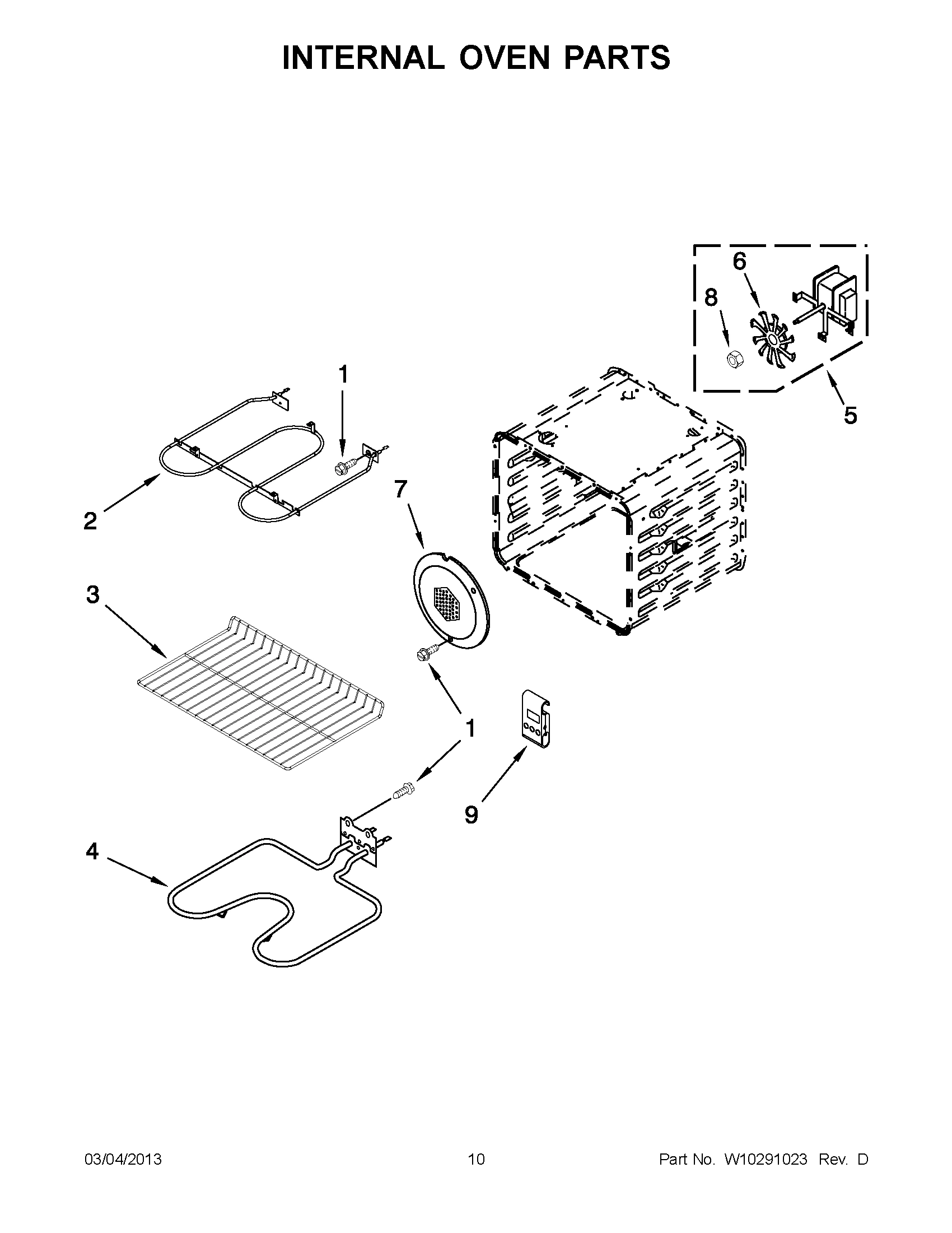 05 - INTERNAL OVEN PARTS