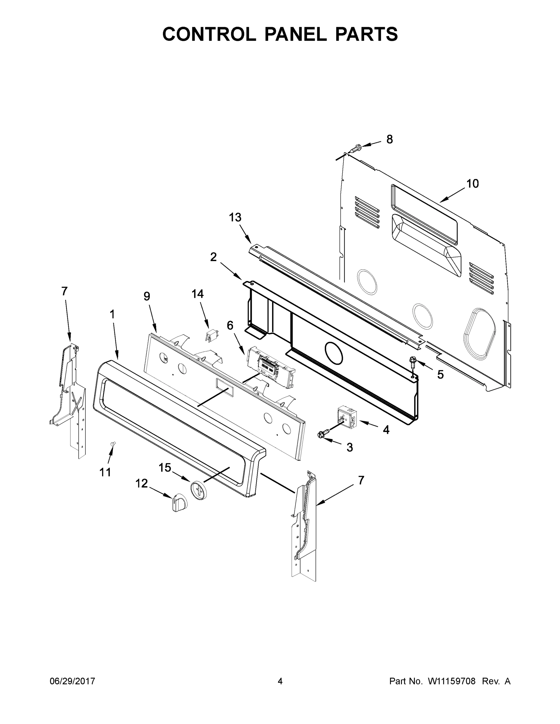 03 - CONTROL PANEL PARTS