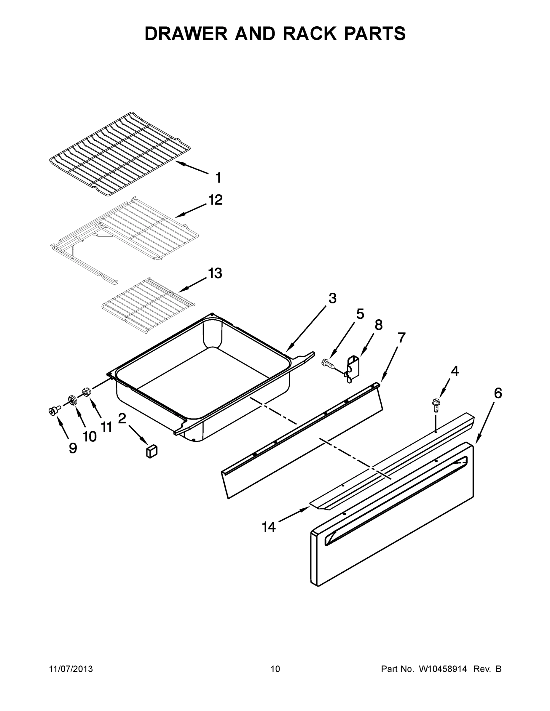 06 - DRAWER AND RACK PARTS