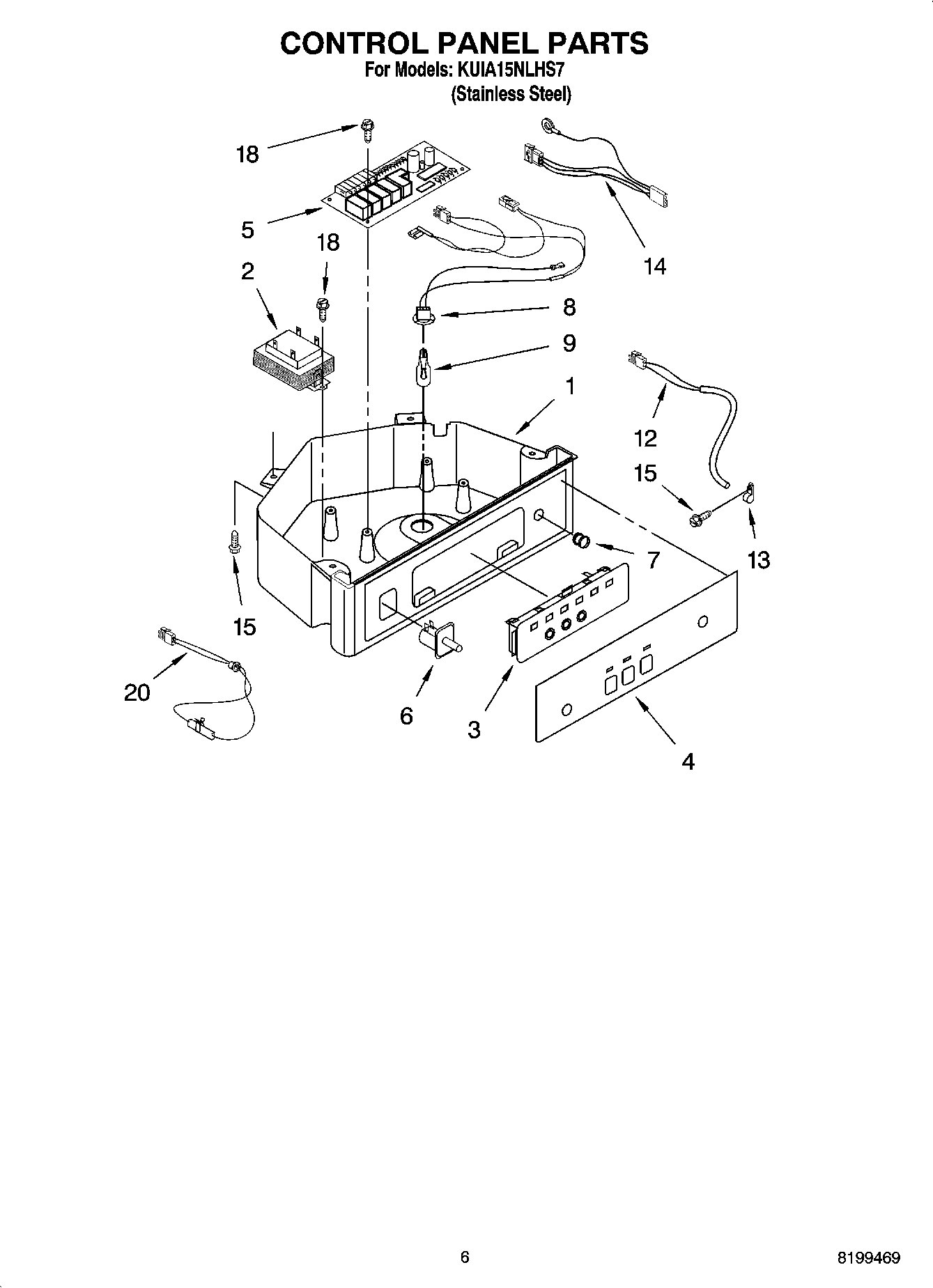 04 - CONTROL PANEL PARTS