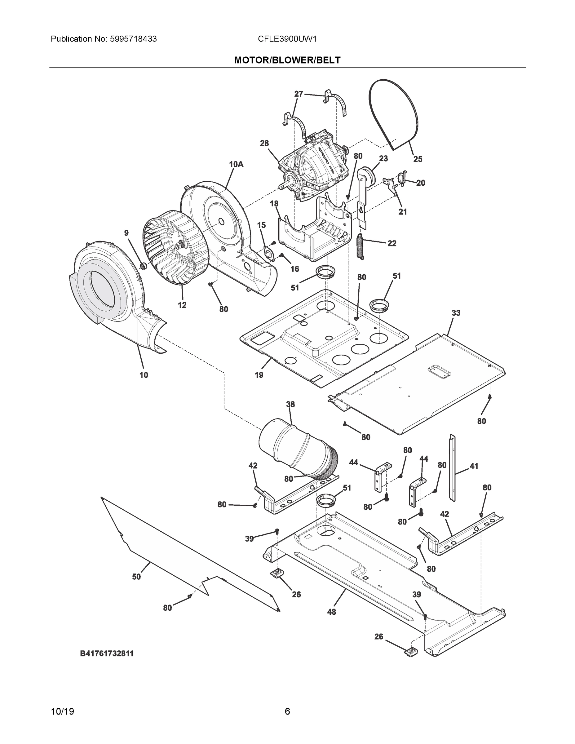 03 - MOTOR/BLOWER/BELT